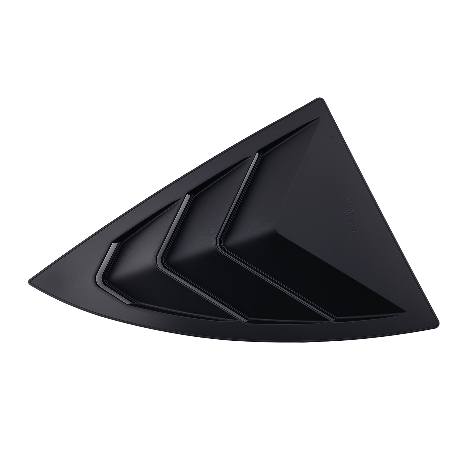 Car Window Quarter Louvers for Tesla Model Y 2020-2024 Privacy Decor ABS