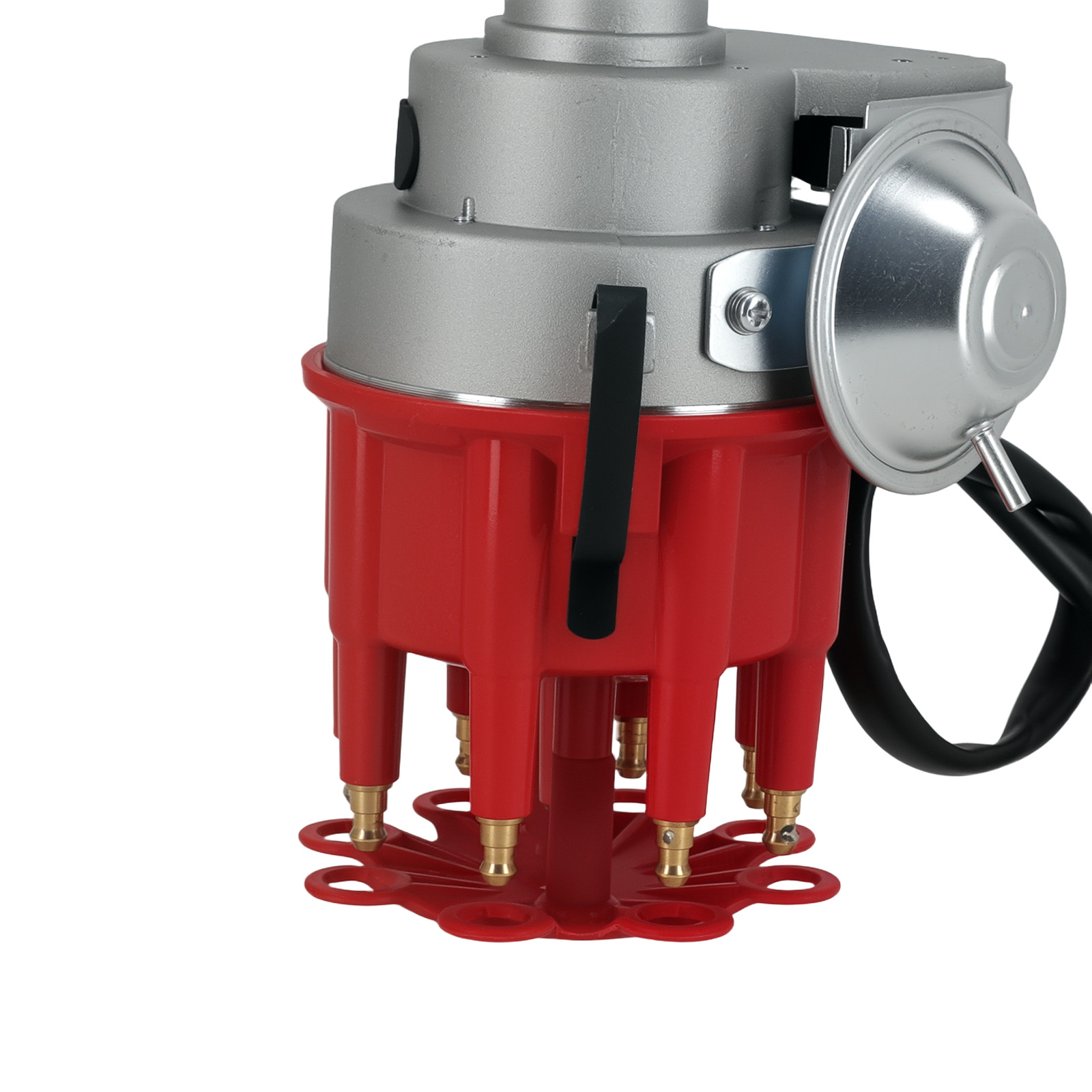 V8 Ignition Distributor Kit fit for Dodge 318/340/360 JM6513R Red Cap