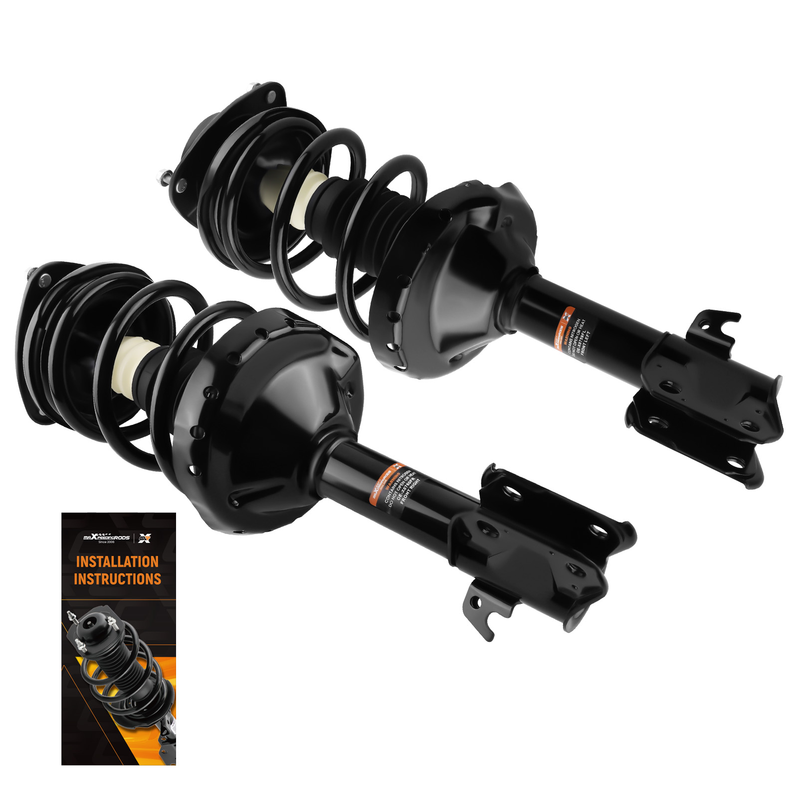 2PCS Front Strut Coil Spring Assembly For 2009-2013 Subaru Forester 2.5LITER H4