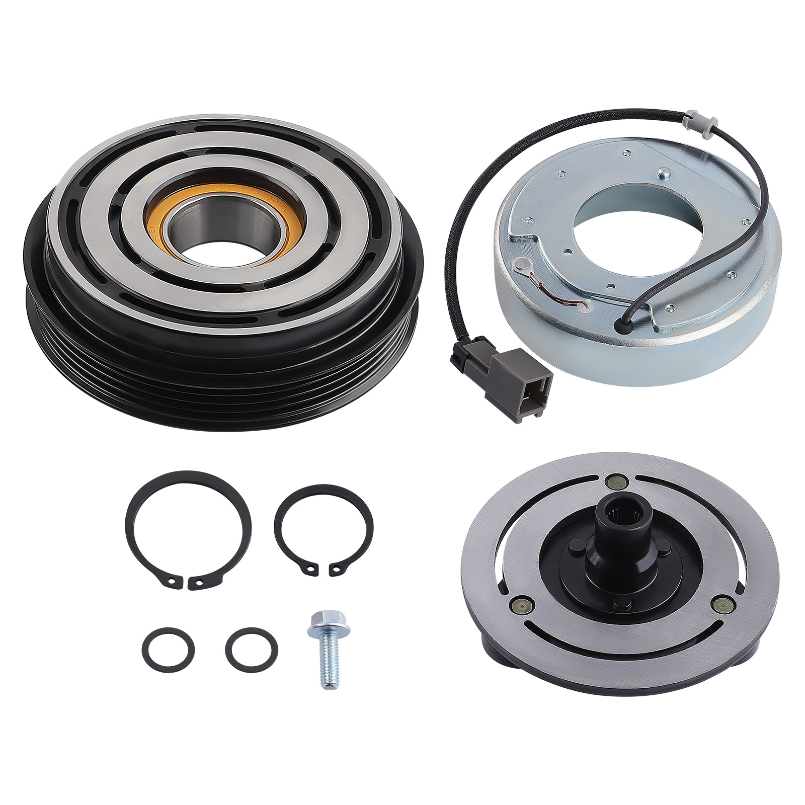 AC Compressor Clutch For For Subaru Impreza 2.5i Sedan 4-Door 2002 73111FE021