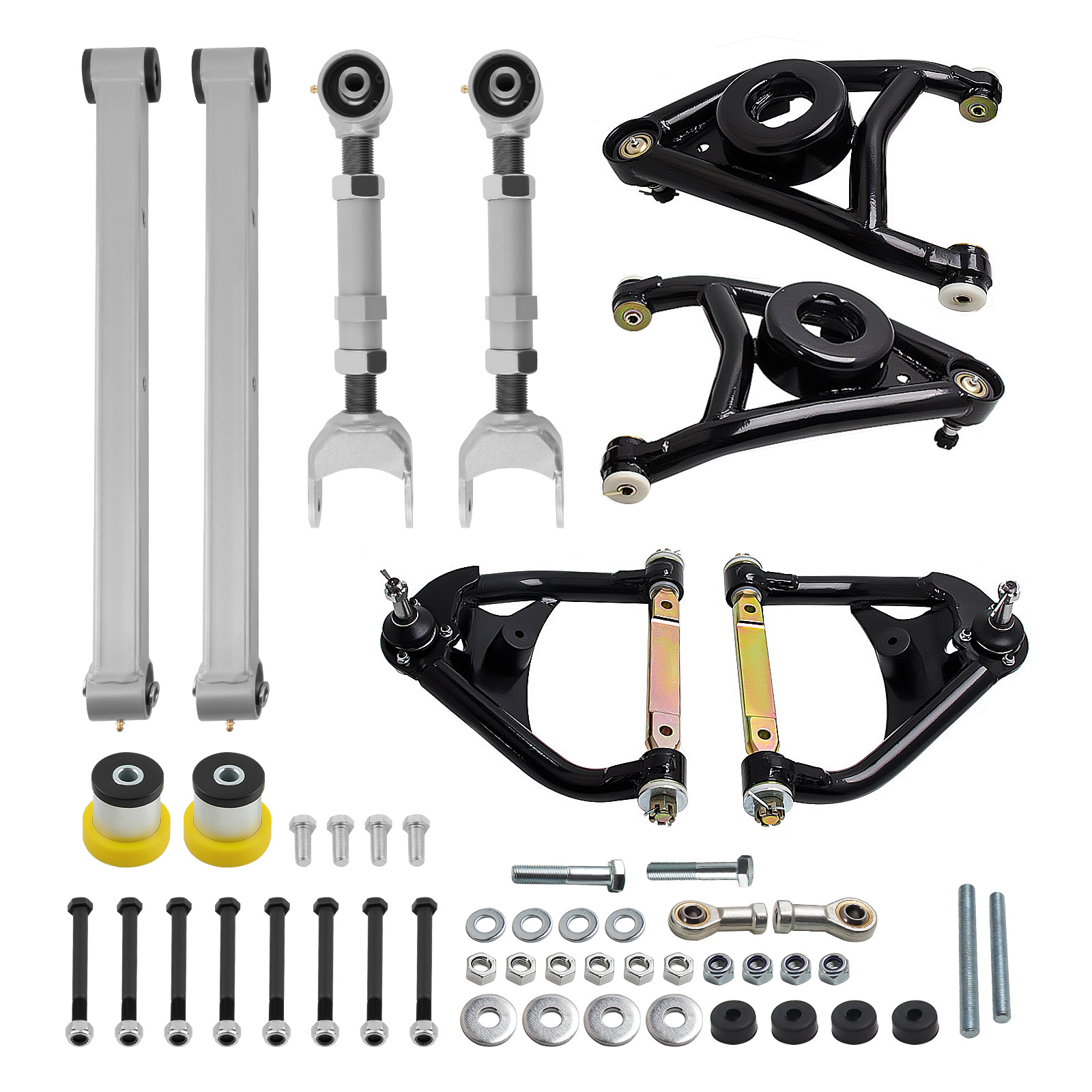 Upper Lower Tubular Control Arms for 1967-1972 Chevy Chevelle Monte Carlo Malibu