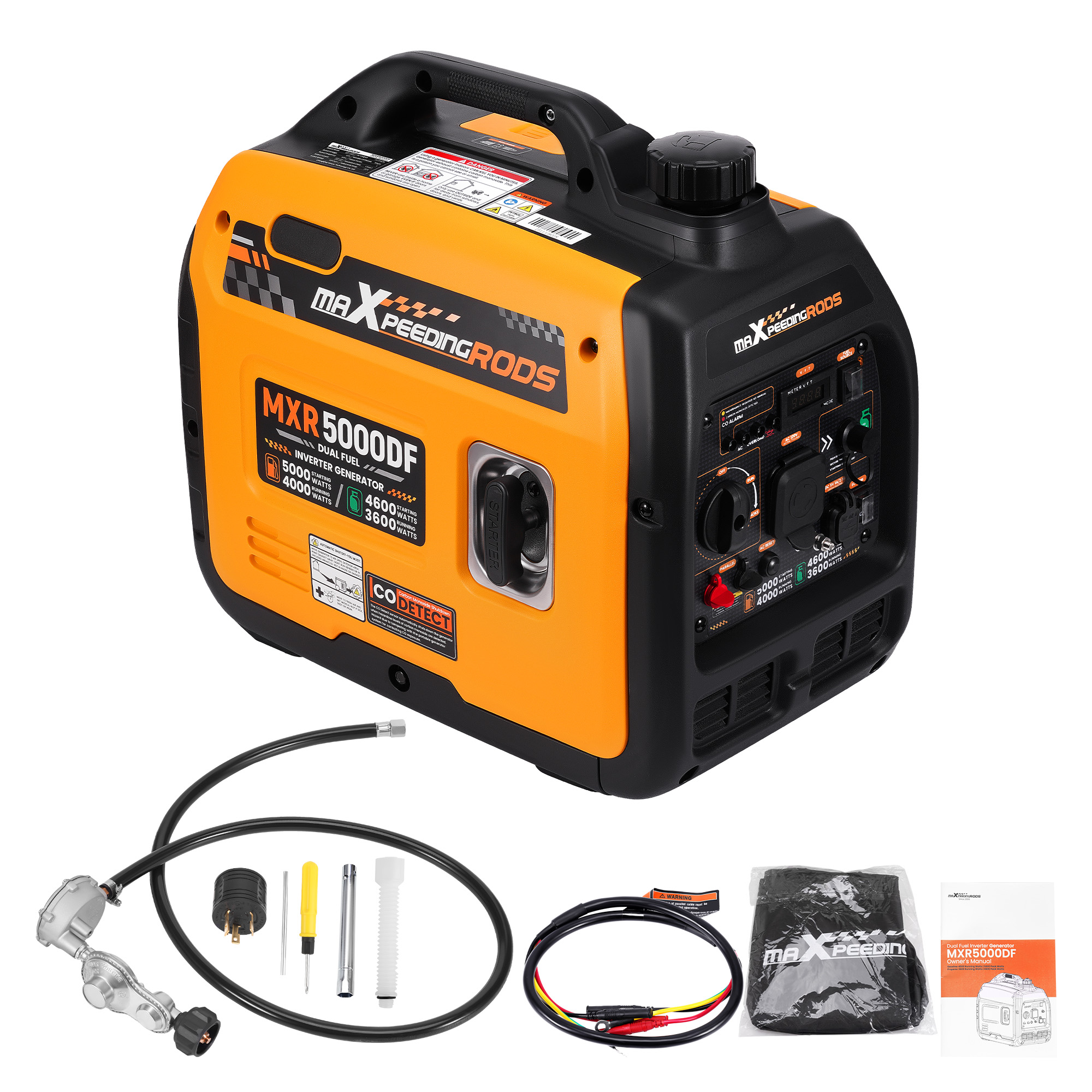 5KW  Dual Fuel Inverter Generator – Pure Sine Wave for Sensitive Electronics