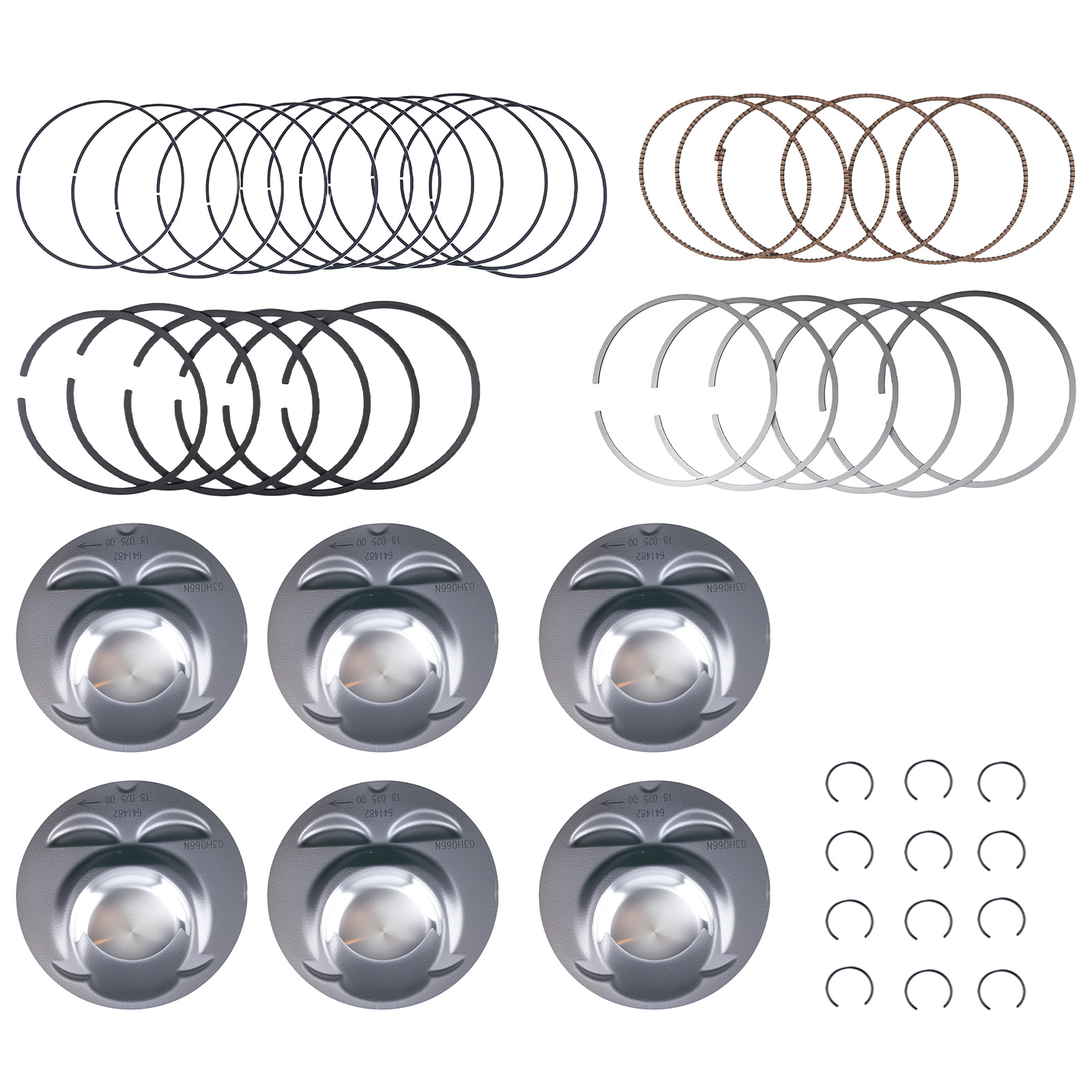 Engine Rebuild Piston Set for Skoda Superb VW Passat Touareg 3.6L FSI 2006-2017