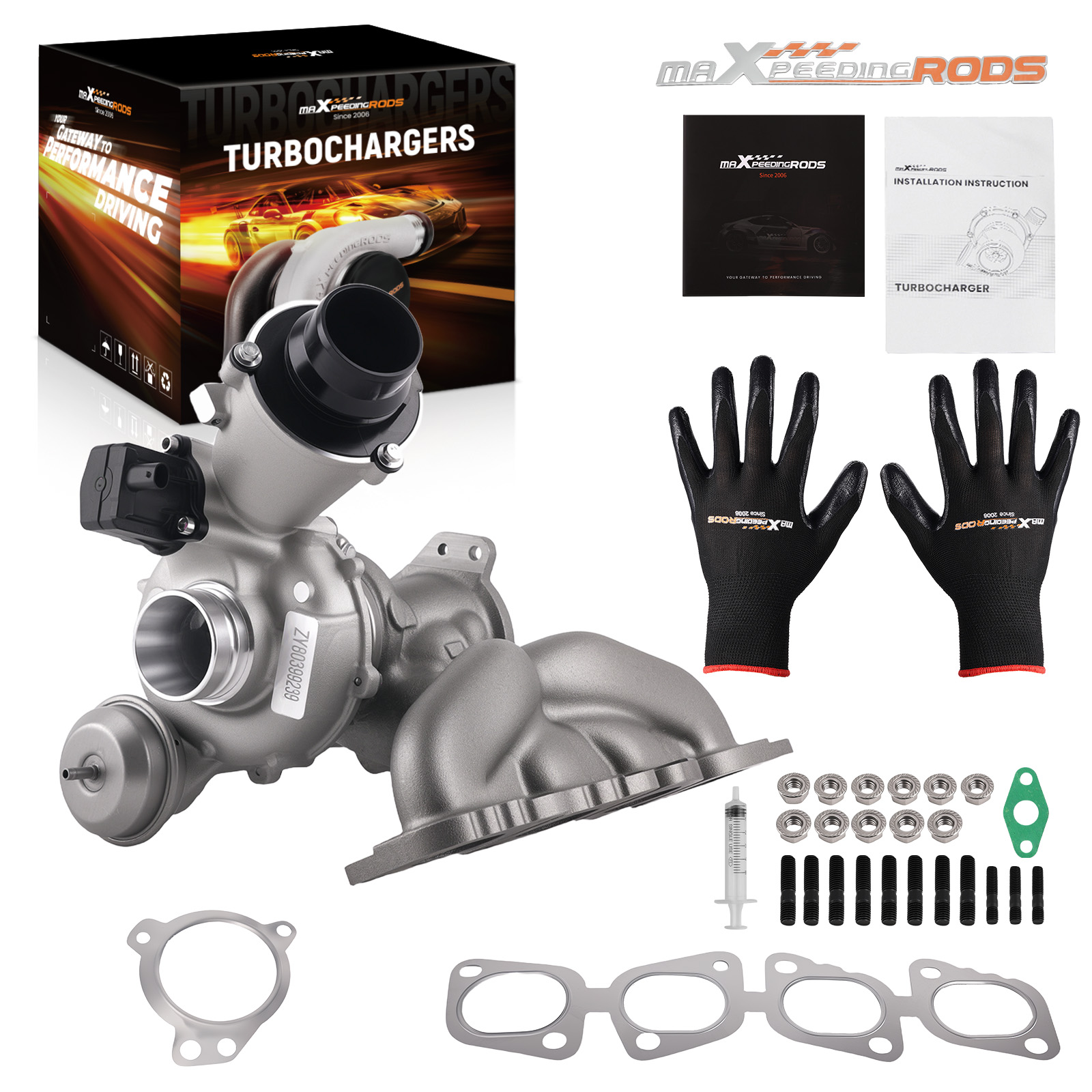 Turbocharger Kit for Mercedes Benz GLA250 CLA250 A250 B250 2.0 L 1991CC Turbo