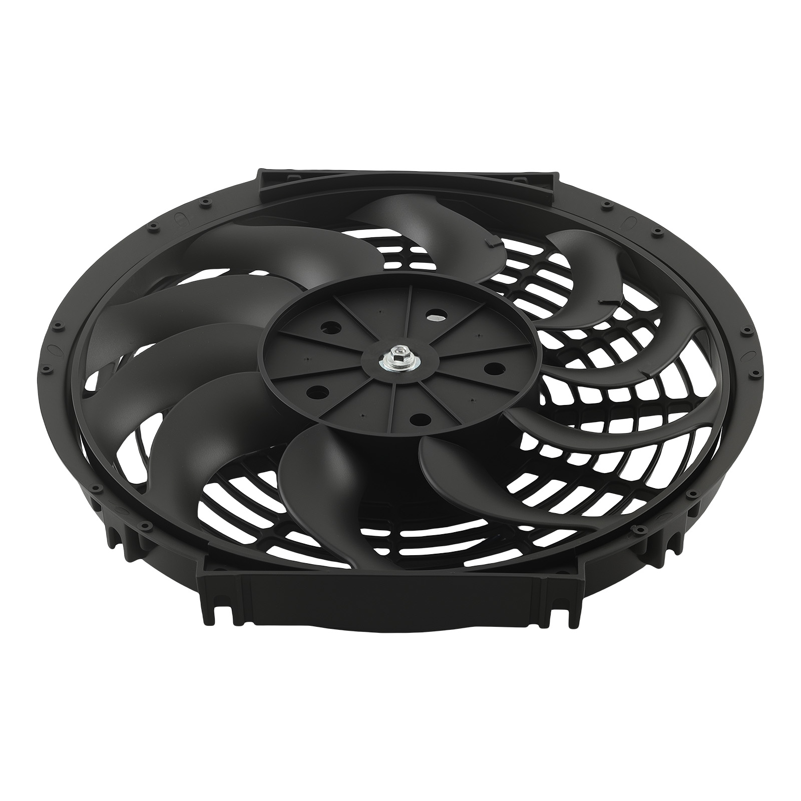 12 inch Radiator Cooling Fan Mount Kit for Universal Vehicle 240W 10 Blades