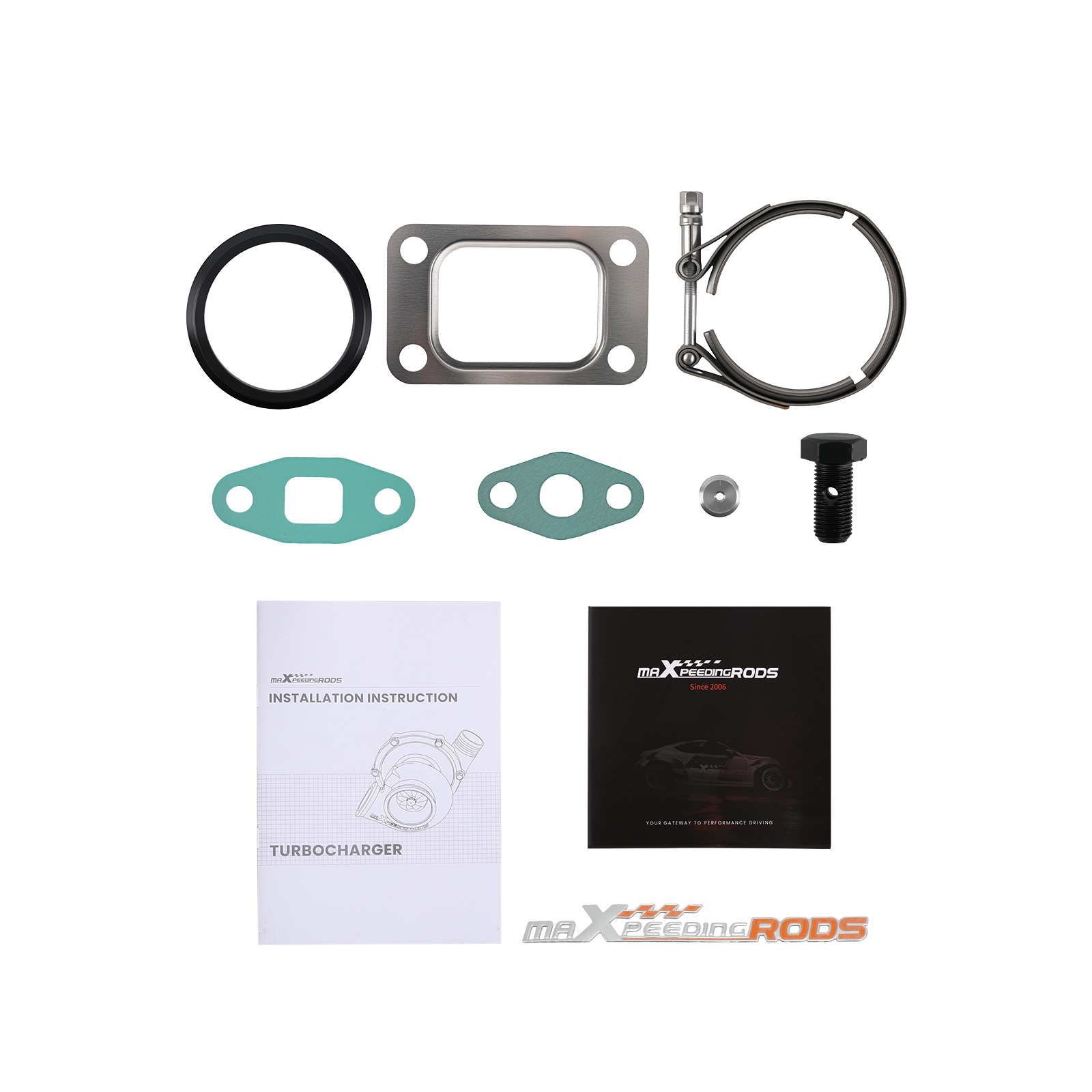 Universal Turbolader for Audi VW 1.8T VR6 T3  .63 AR V Band Turbocharger NEW