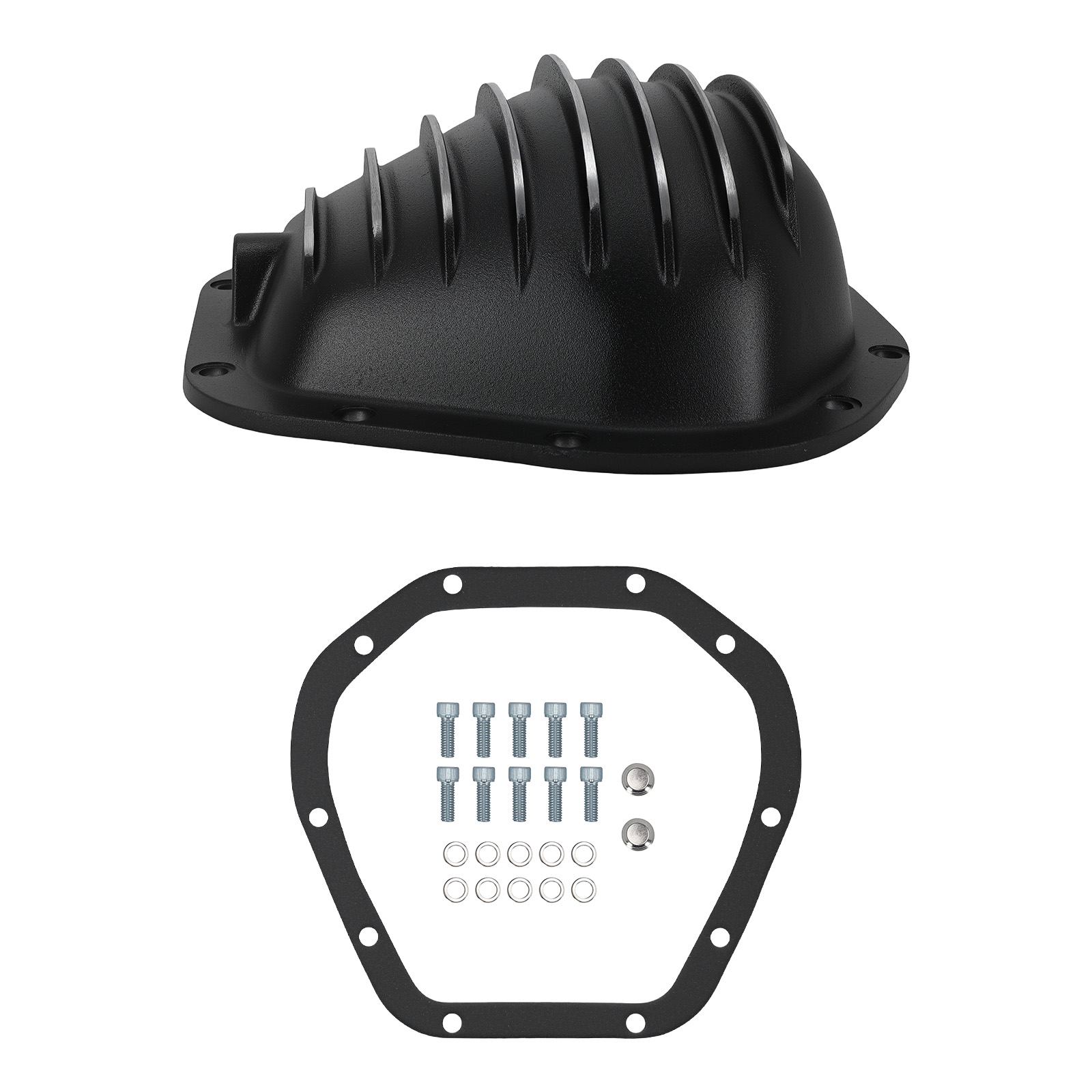 Black Differential Cover for Chevrolet GMC Van 1979-1991 SPC4900BKKIT