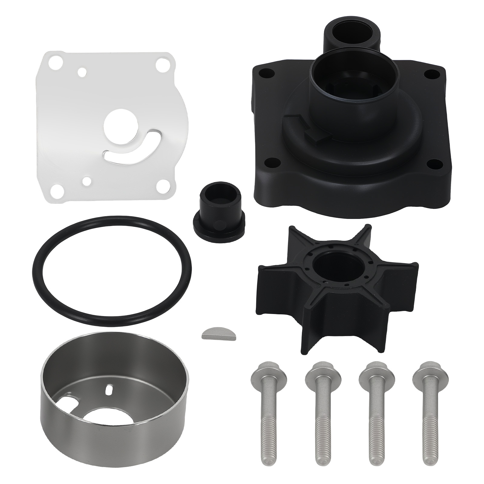 Impeller Kit for Yamaha 25HP 30HP F25 F25A C30 1993-2017 61N-W0078-00 18-3432
