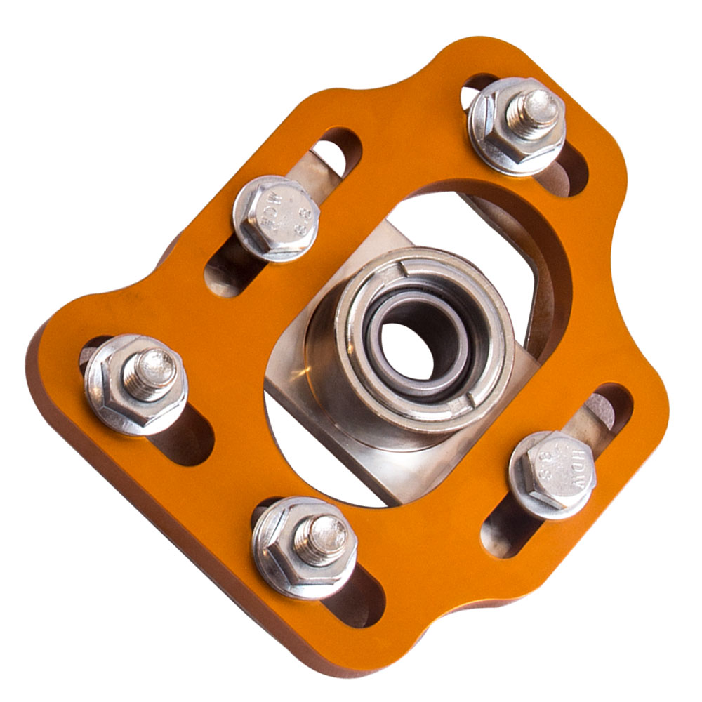 Steel Pillow Ball Bushing Camber Plate for Ford Mustang 79-89 Adjustable Caster