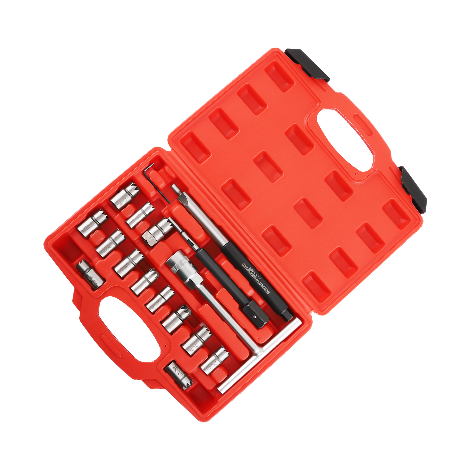 17tlg. Injektoren Einspritzdüse Fräser Satz Dichtsitz Werkzeug Injektor