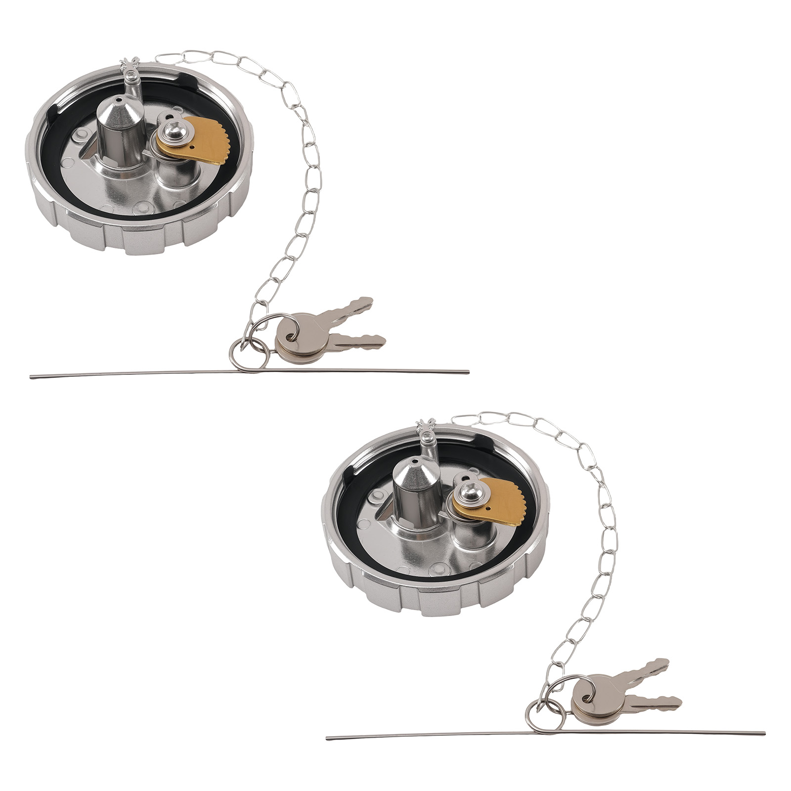 Anti-theft Diesel Cap for Freightliner Kenworth Western Star 572.1036 with Chain