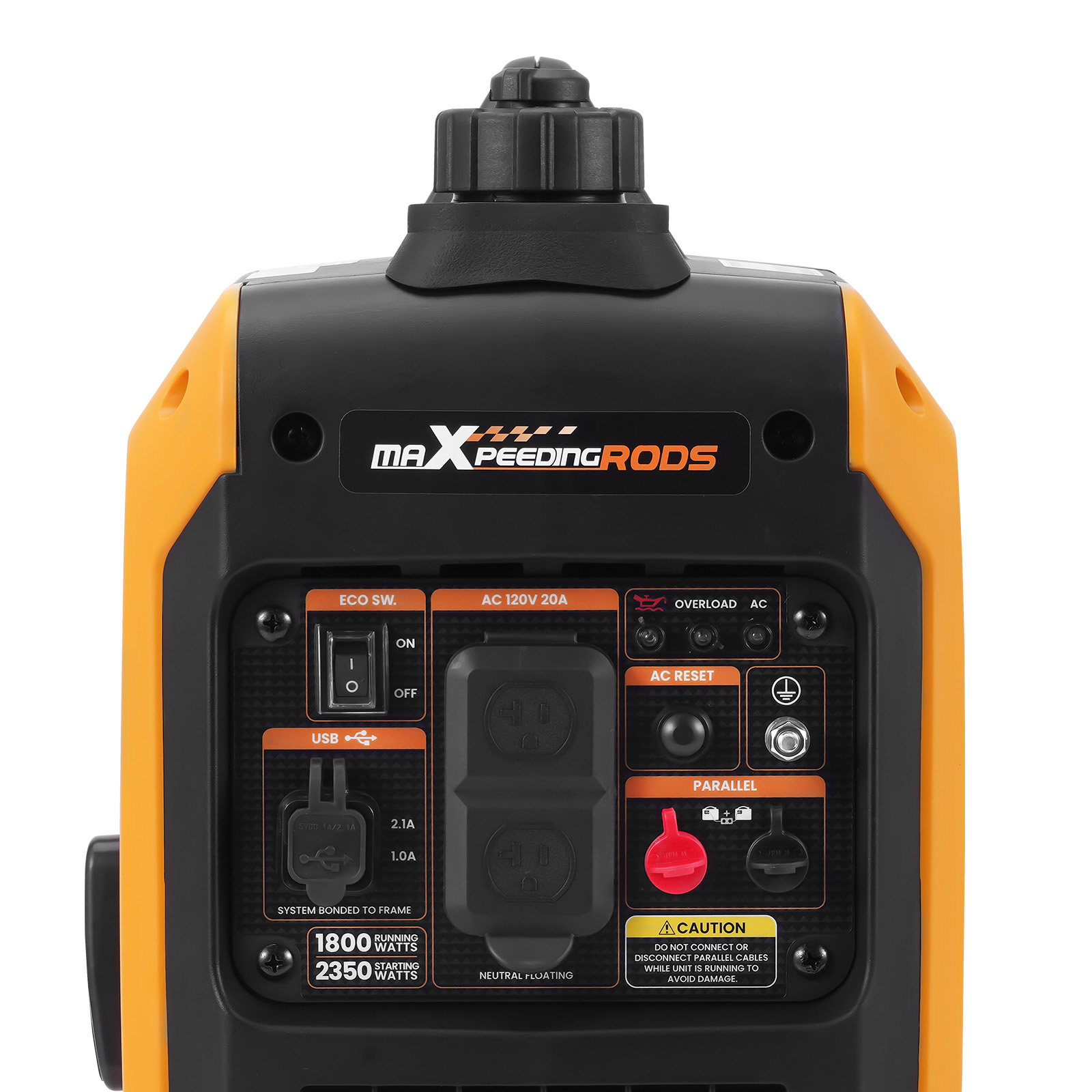 2350W 15kg Portable Gasoline Inverter Generator Quiet  58dB Eco Parallel