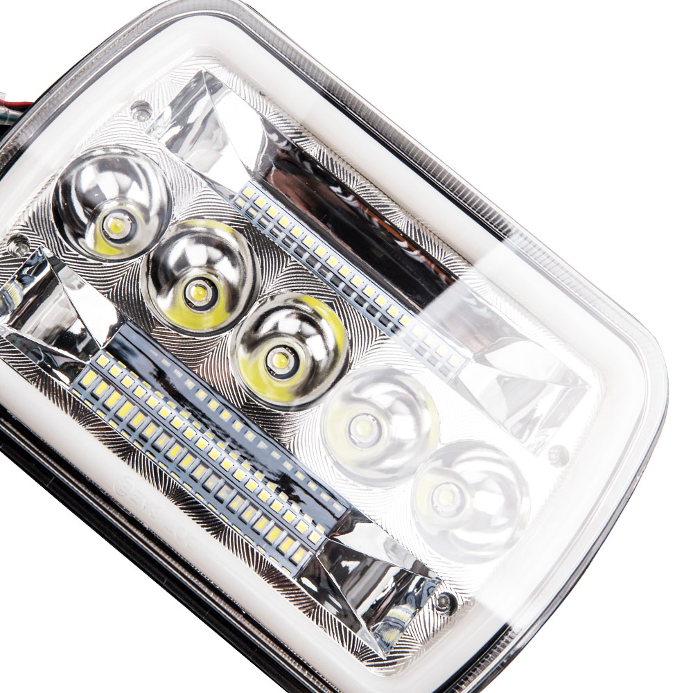 7x6 inch Headlights For Ford F-550 F-450 F-350 F-250 Super Duty