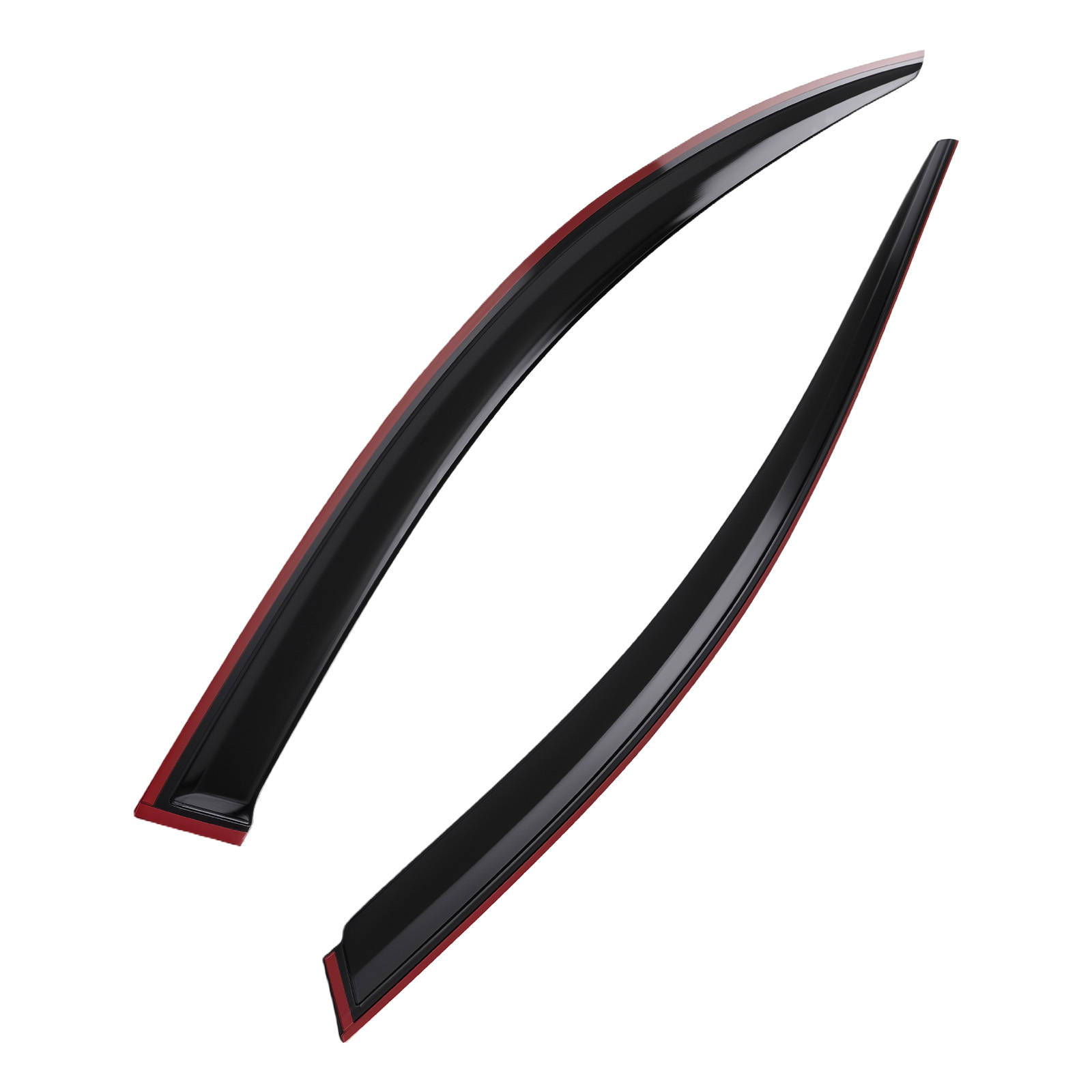 Acrylic Window Rain Deflectors for Ford Fusion 2013-2020 4PC Black Set