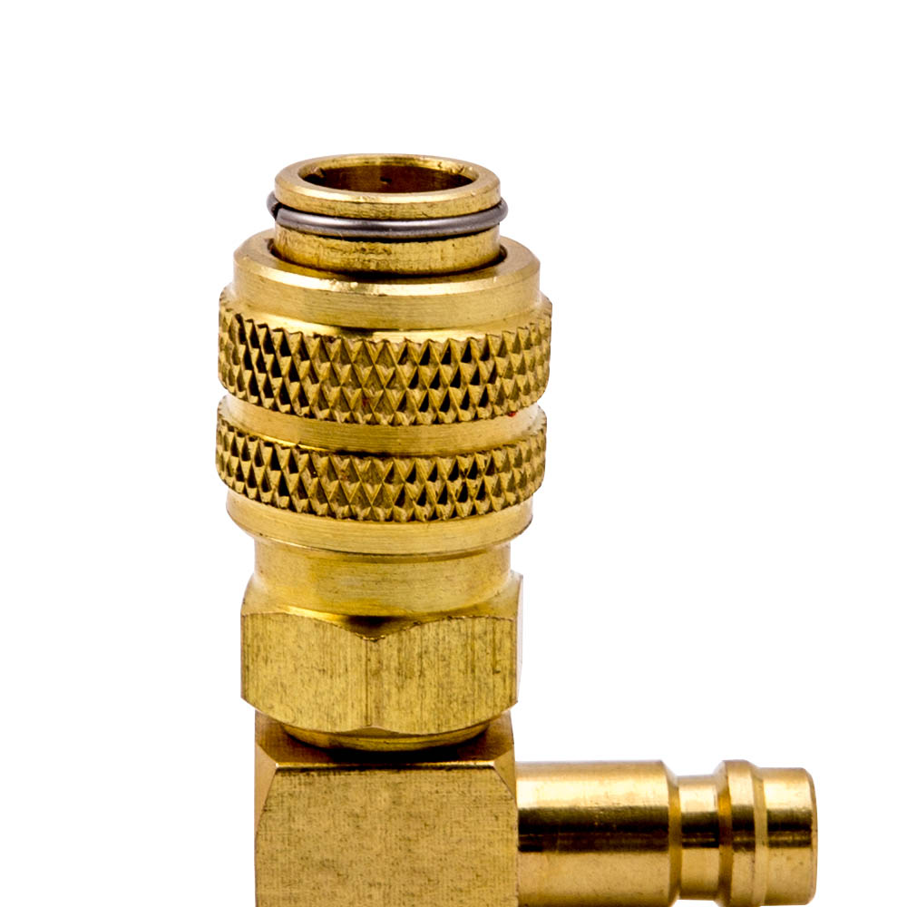 Kit Testeur Pression Huile Moteur 10 Adaptateurs 0-140 PSI Manomètre
