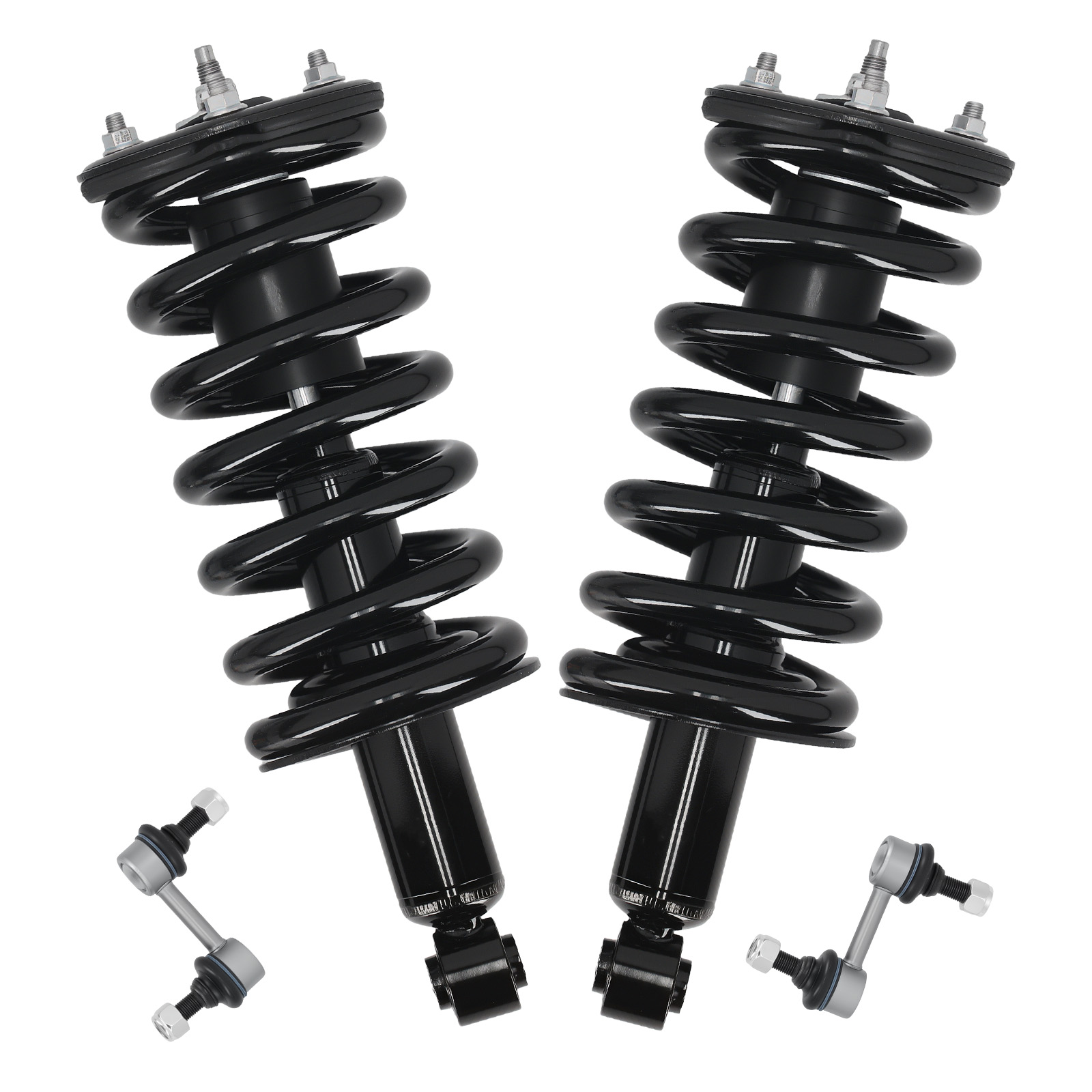4x Front Strut Spring Assembly Sway Bars For INFINITI QX56 2004-2010 RWD 471358
