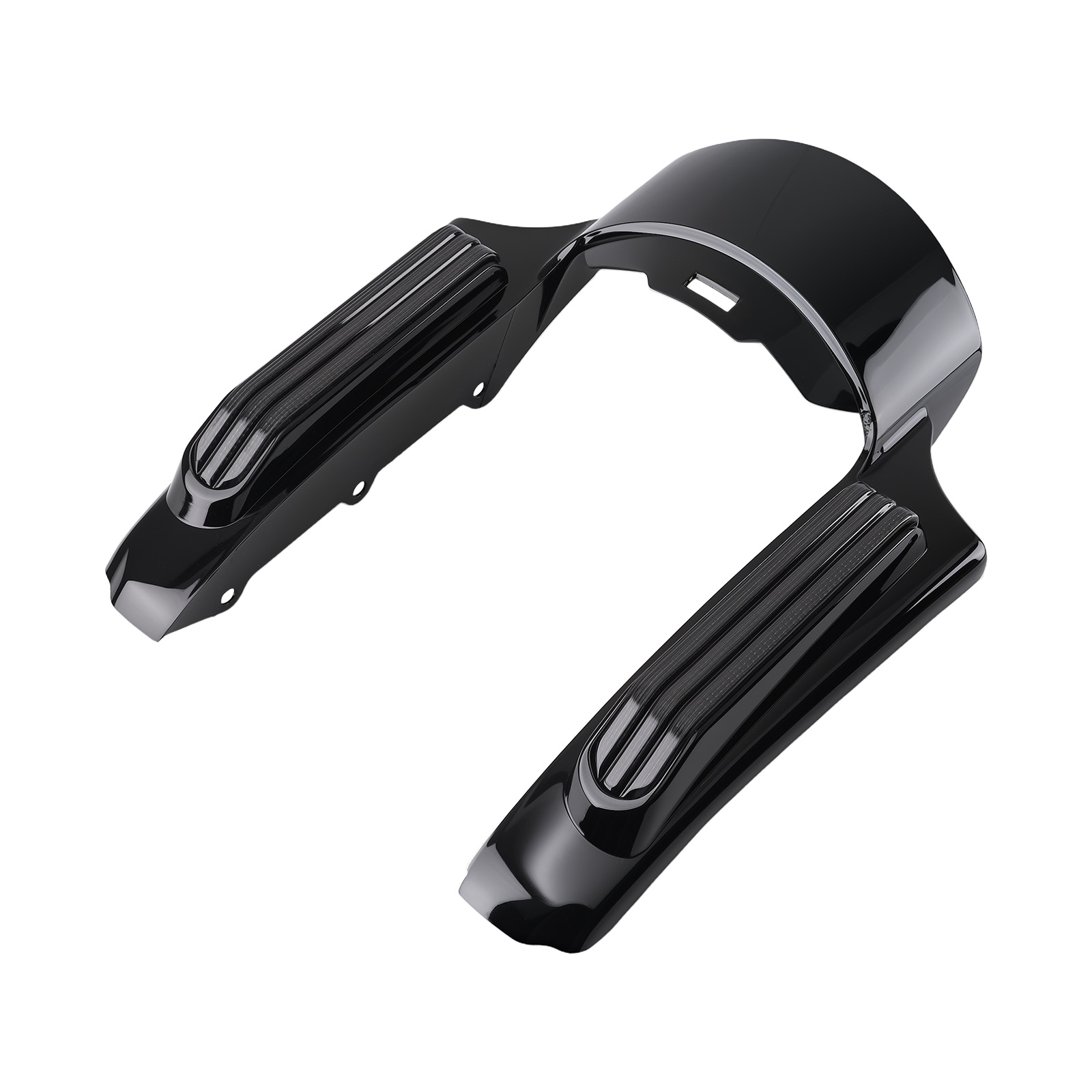 Rear Fender With LED for Touring 14+ Fascia Smoke Signal Light ABS Plastic