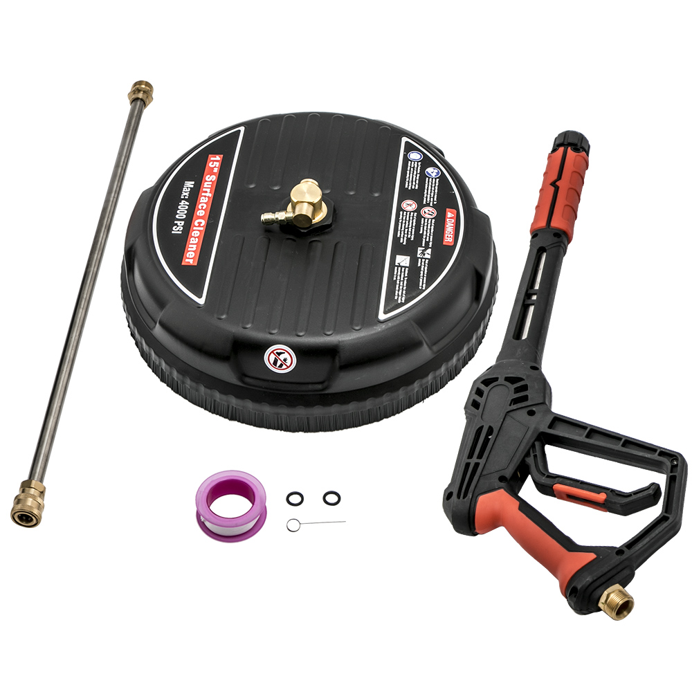 Pressure Washer Gun Kit 4000PSI Wand Extension 1/4