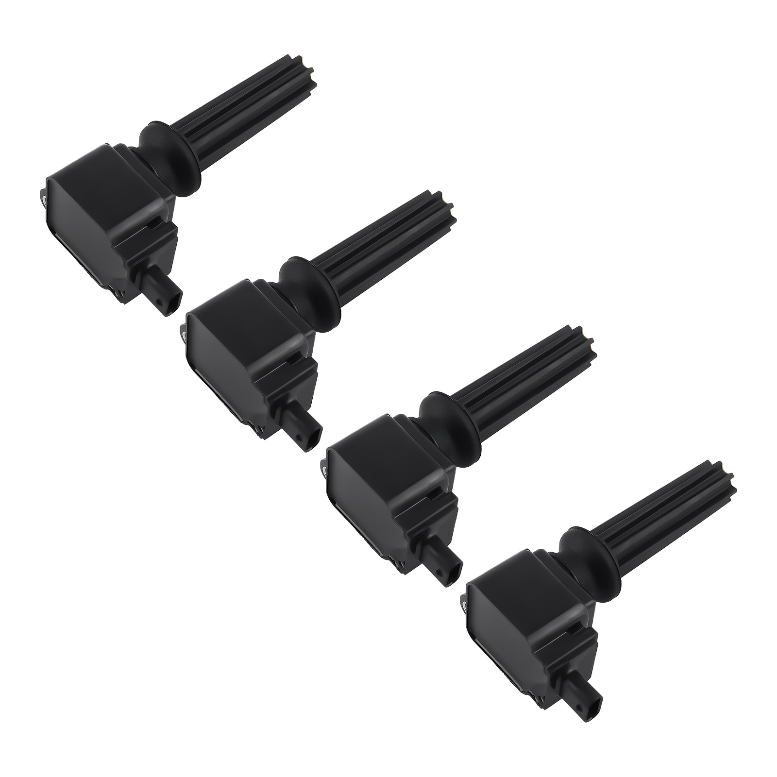 Ignition Coil Pack and Iridium Spark Plug Set of 4 For Ford Edge Escape Explorer