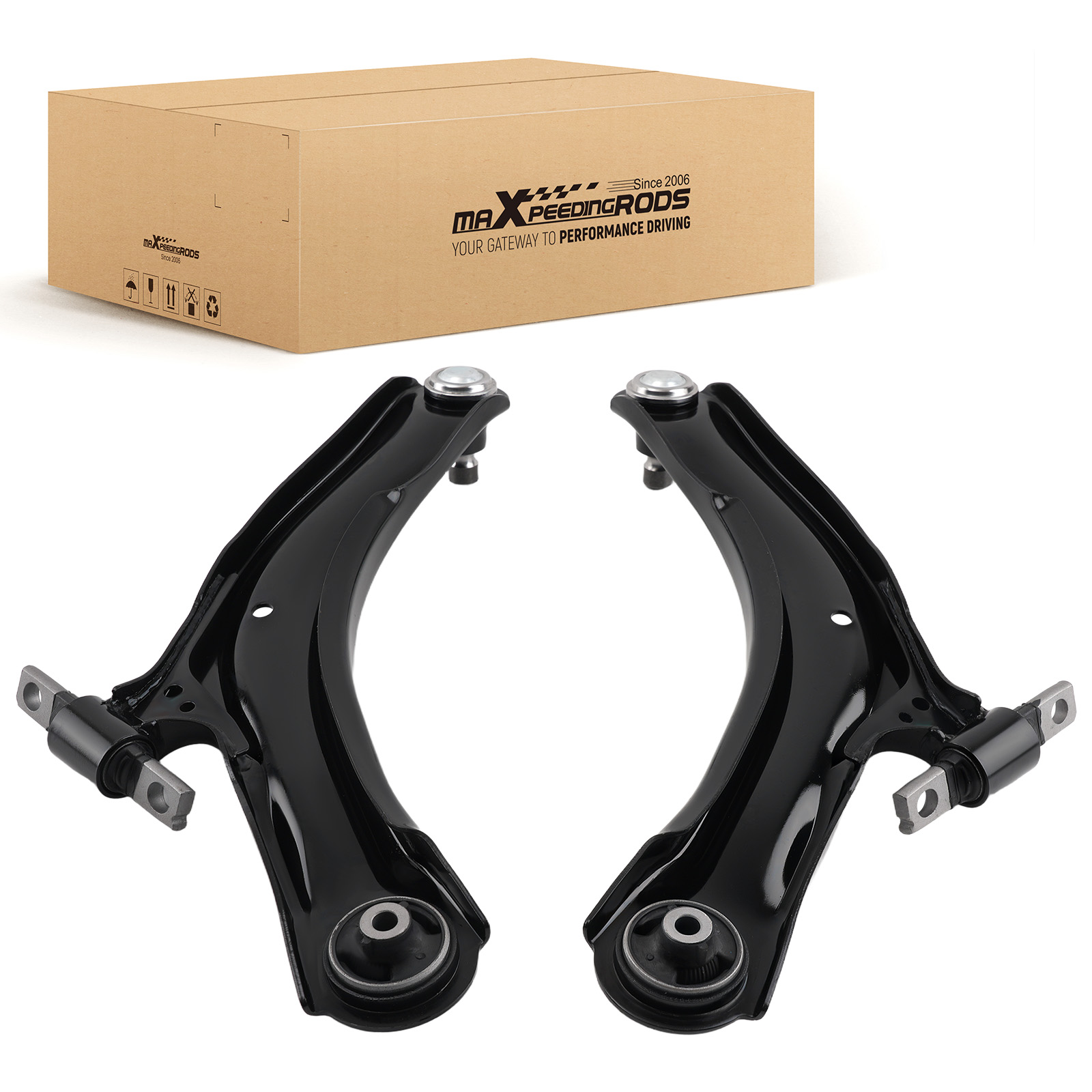 Lower Control Arms w/ Ball Joint Kit for Nissan Rogue 2008-2013 Front Left Right