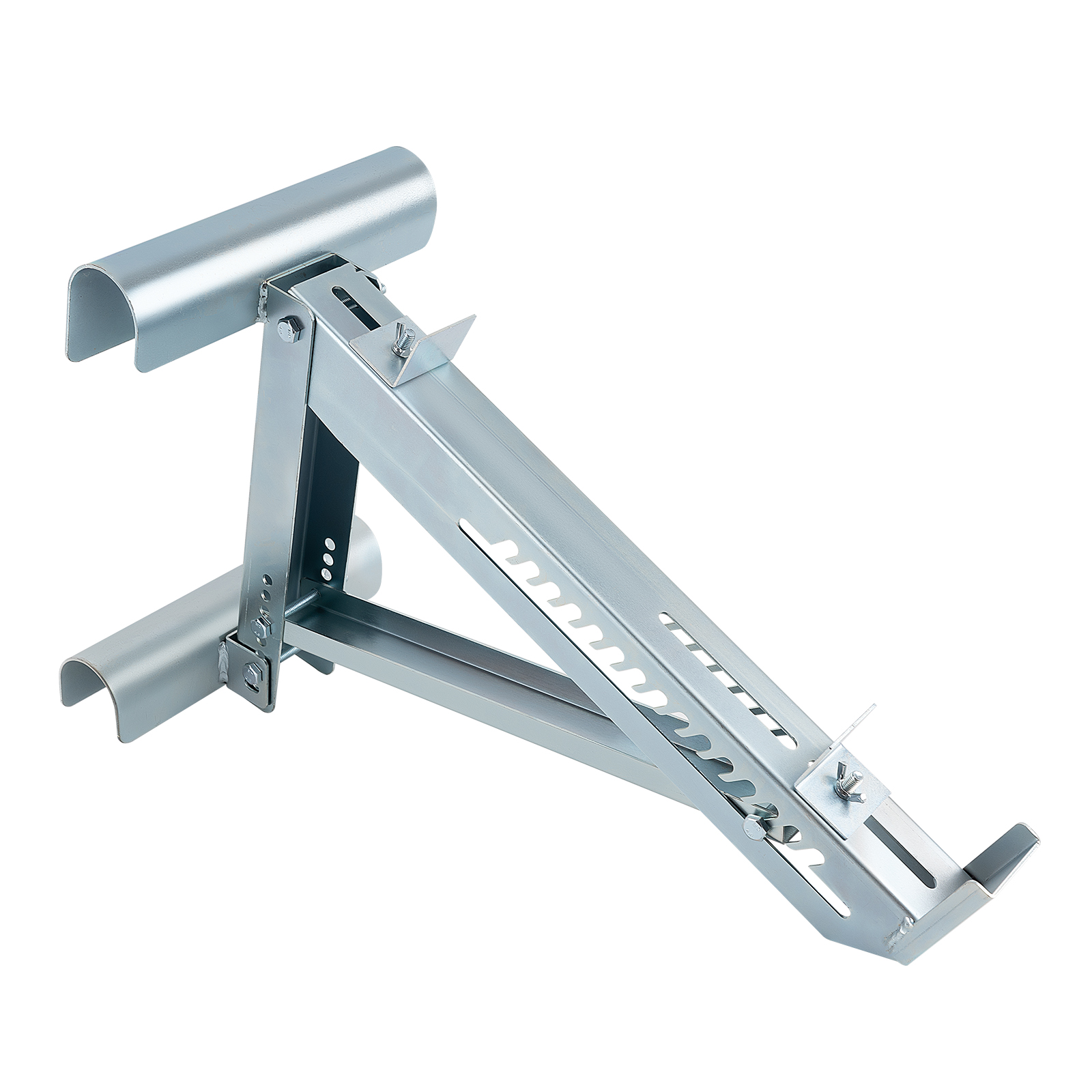 2pcs Ladder Work Platform Bracket 20in Wide 440lbs Load Adjustable Design