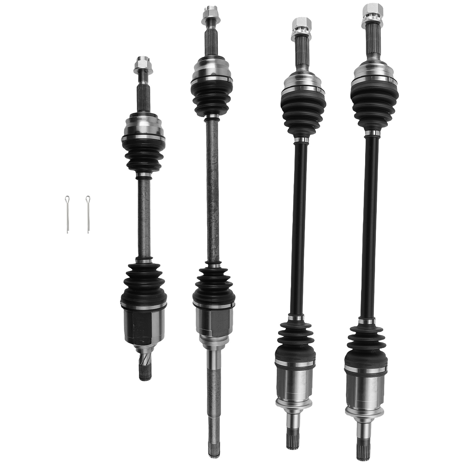 4x Front Rear CV Axle Shaft for Dodge Caliber Jeep Patriot Compass 2.4L