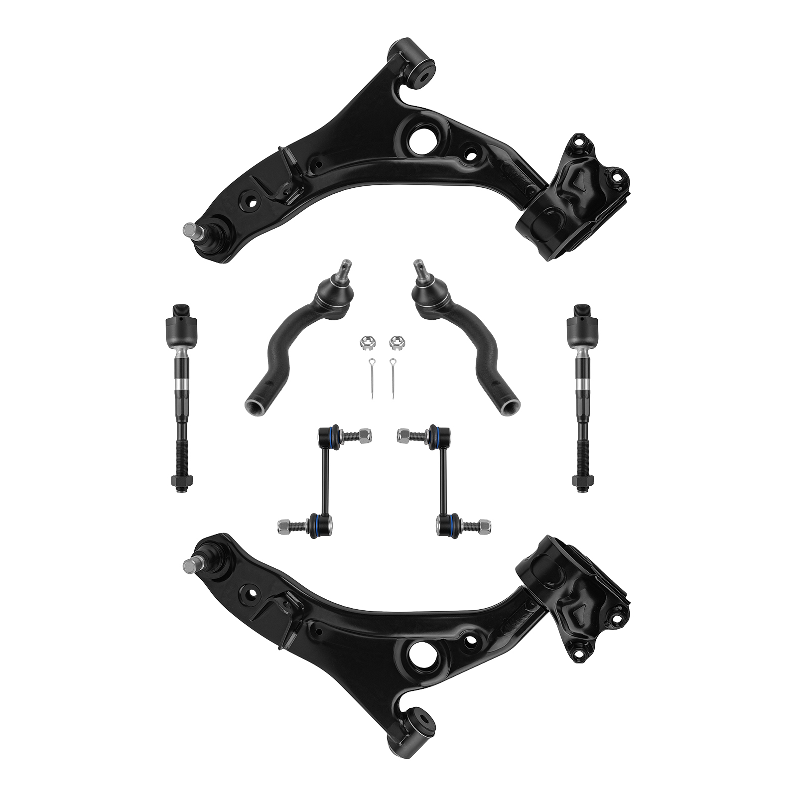10pcs Suspension Kit Front Struts w/Control Arms for Ford Edge 2011-2014 372888