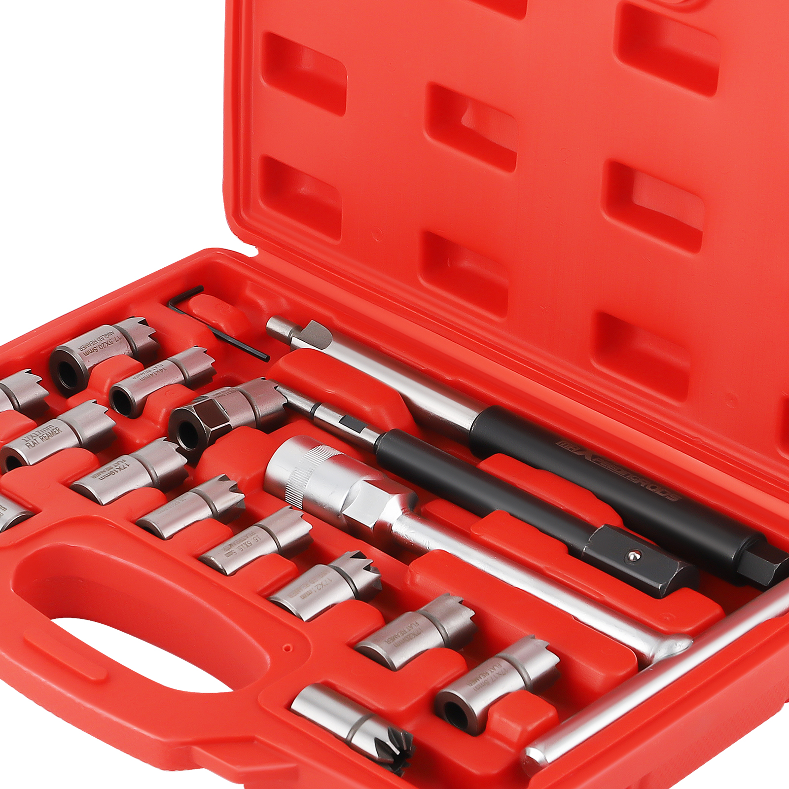 17tlg. Injektoren Einspritzdüse Fräser Satz Dichtsitz Werkzeug Injektor