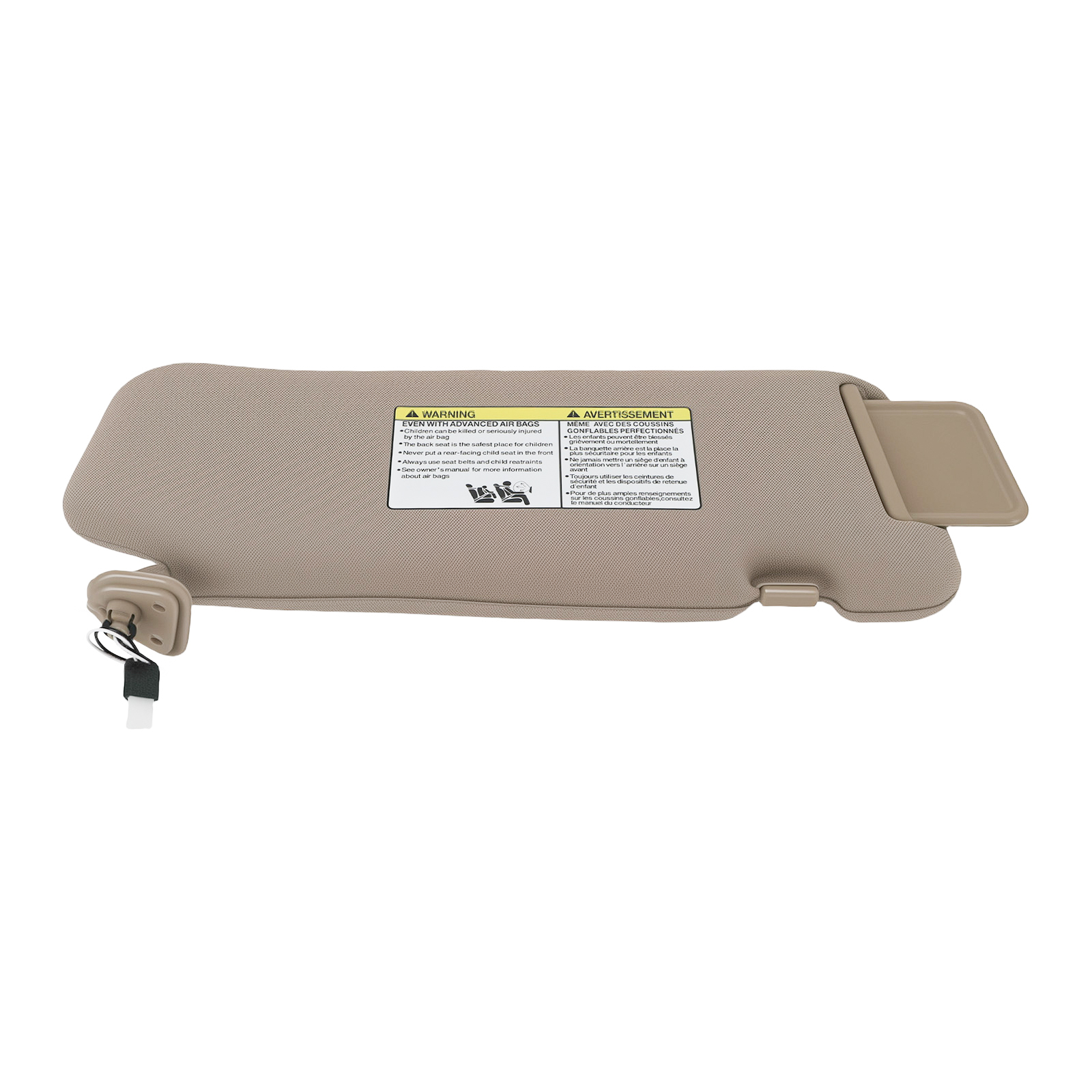 Beige Sun Visor for Nissan Murano 2009-2014 Left 96401-1AA1B Driver