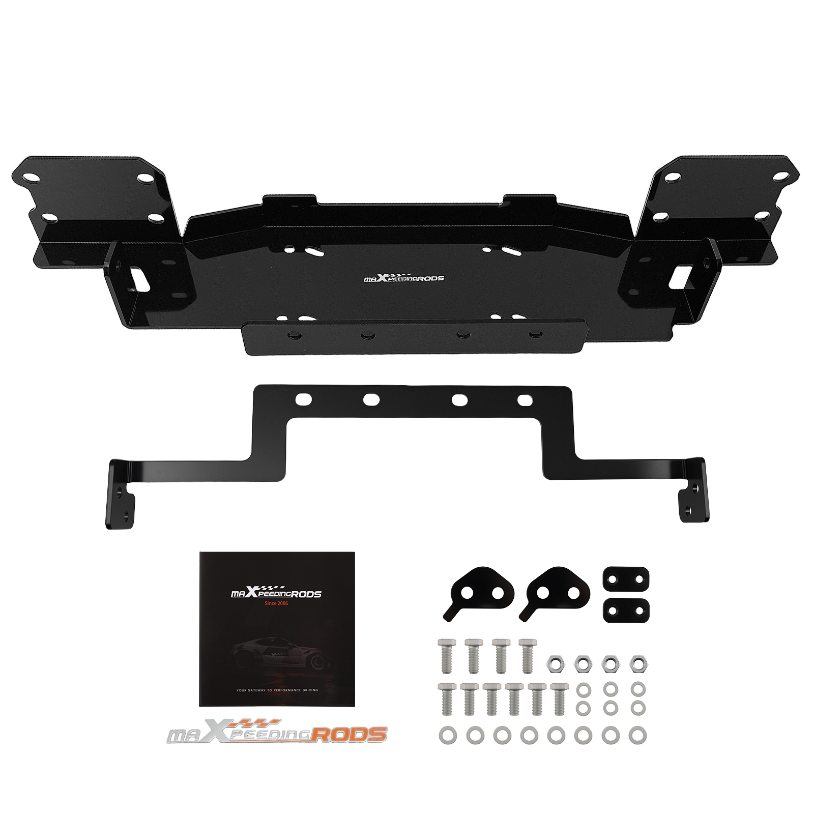 Front Bumper Winch Mount Plate 13,000lbs For Jeep Wrangler JLU 21 22 23 24 18-20