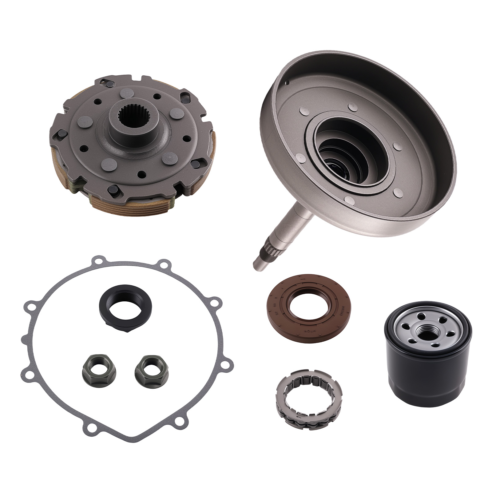 Wet Clutch Shoe Drum Housing Carrier Gasket Kit For Massimo HiSUN HS 400 ATV UTV