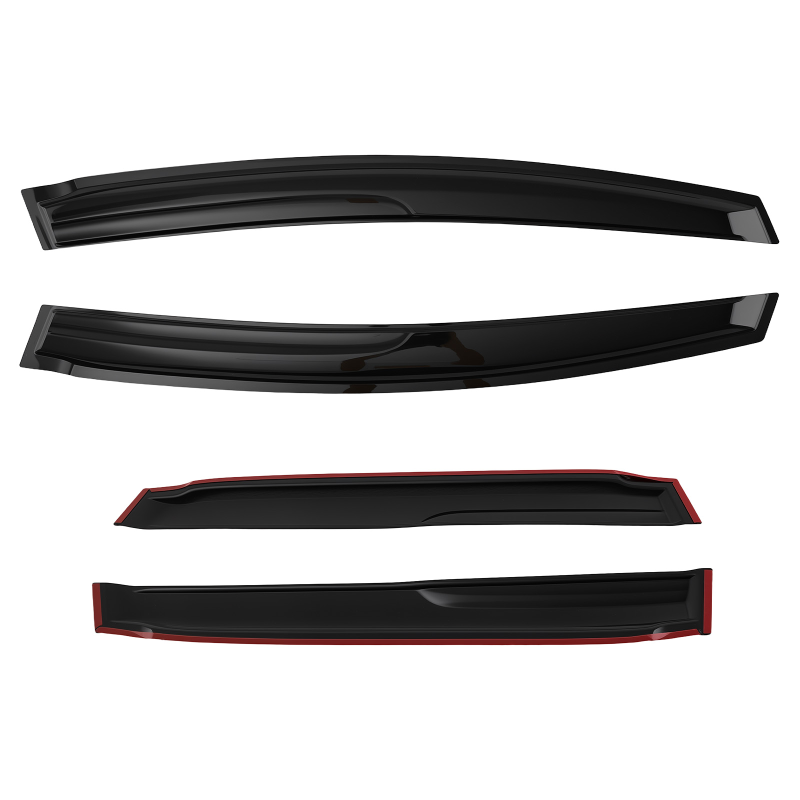 Rain Guards for Honda Jazz GE 2008-2014 Weather Shields Window Visors Set