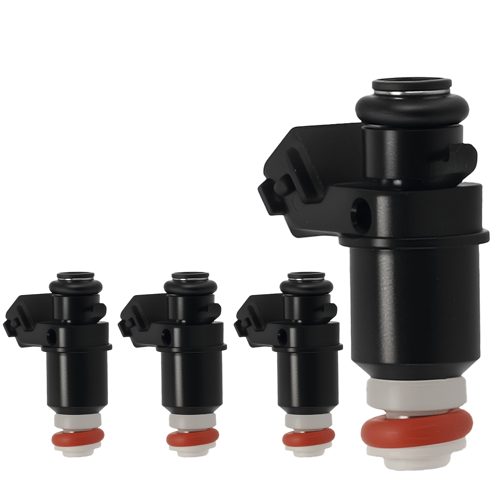 4Pcs Fuel Injector for Honda Civic 1.7L EX DX HX LX 2001-2005 Metal Plastic Gas