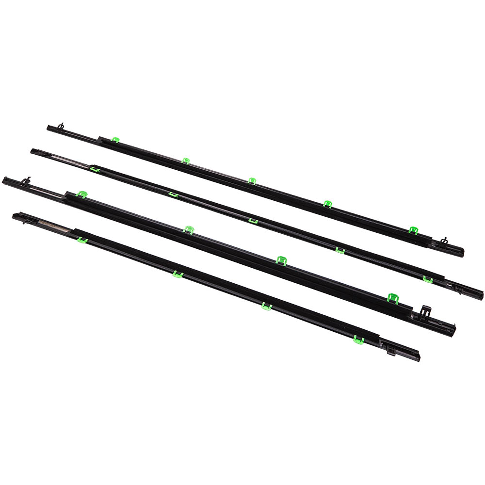 4x Ventana de Sello de Puerta Burlete Cinturón Moldeo Trim for Honda CR-V 07-11