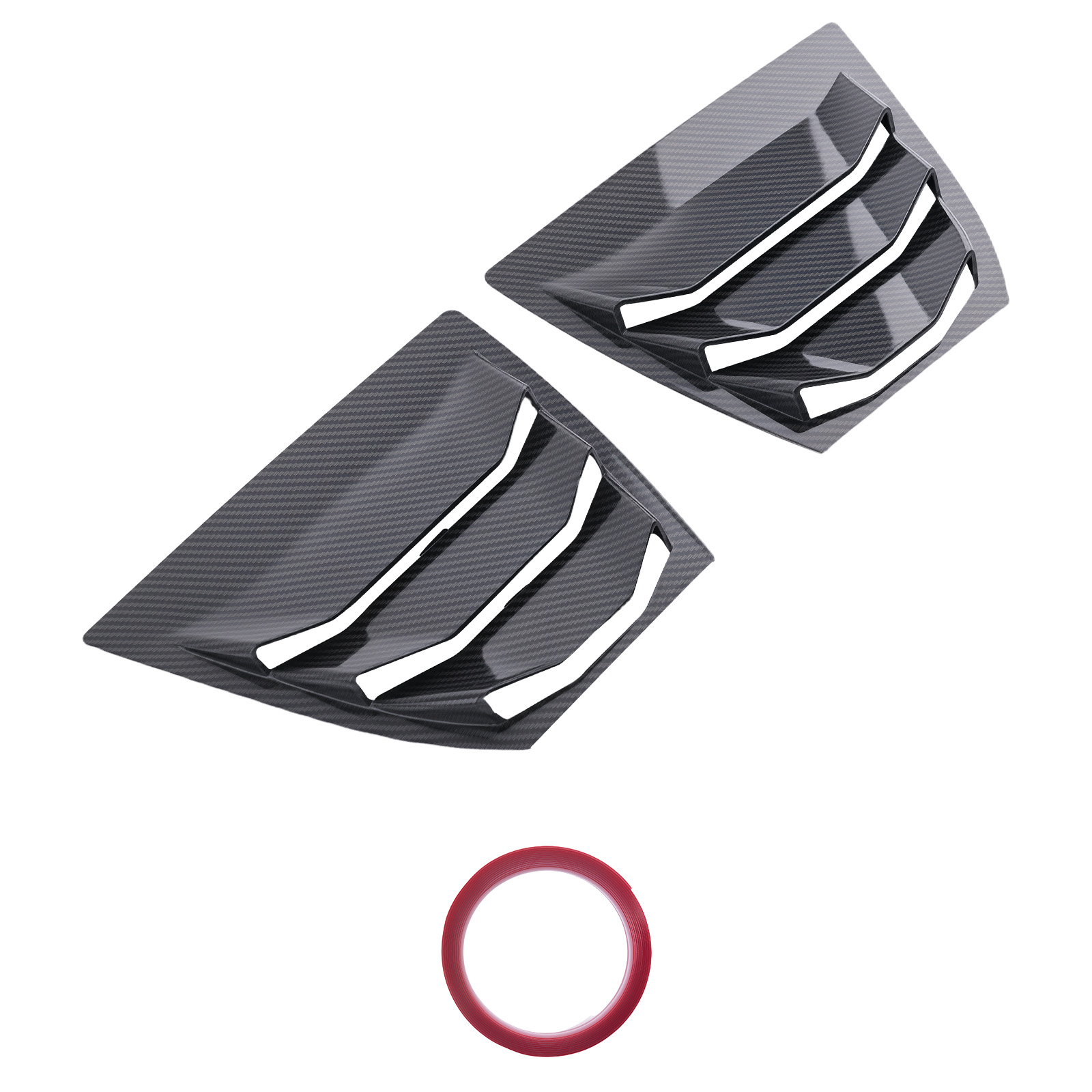 Mazda 3 Axela Side Window Louvers for 2014-2018 Carbon Fiber Look ABS