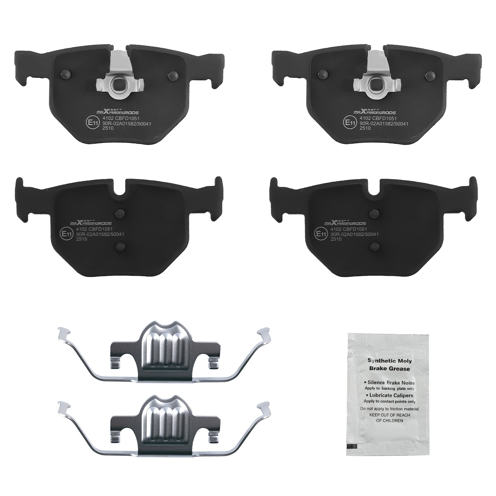 Bremsbeläge Hinten For BMW 5er E60 E61 520d 523i 525d 530d 530i 6er E63 E64 630i