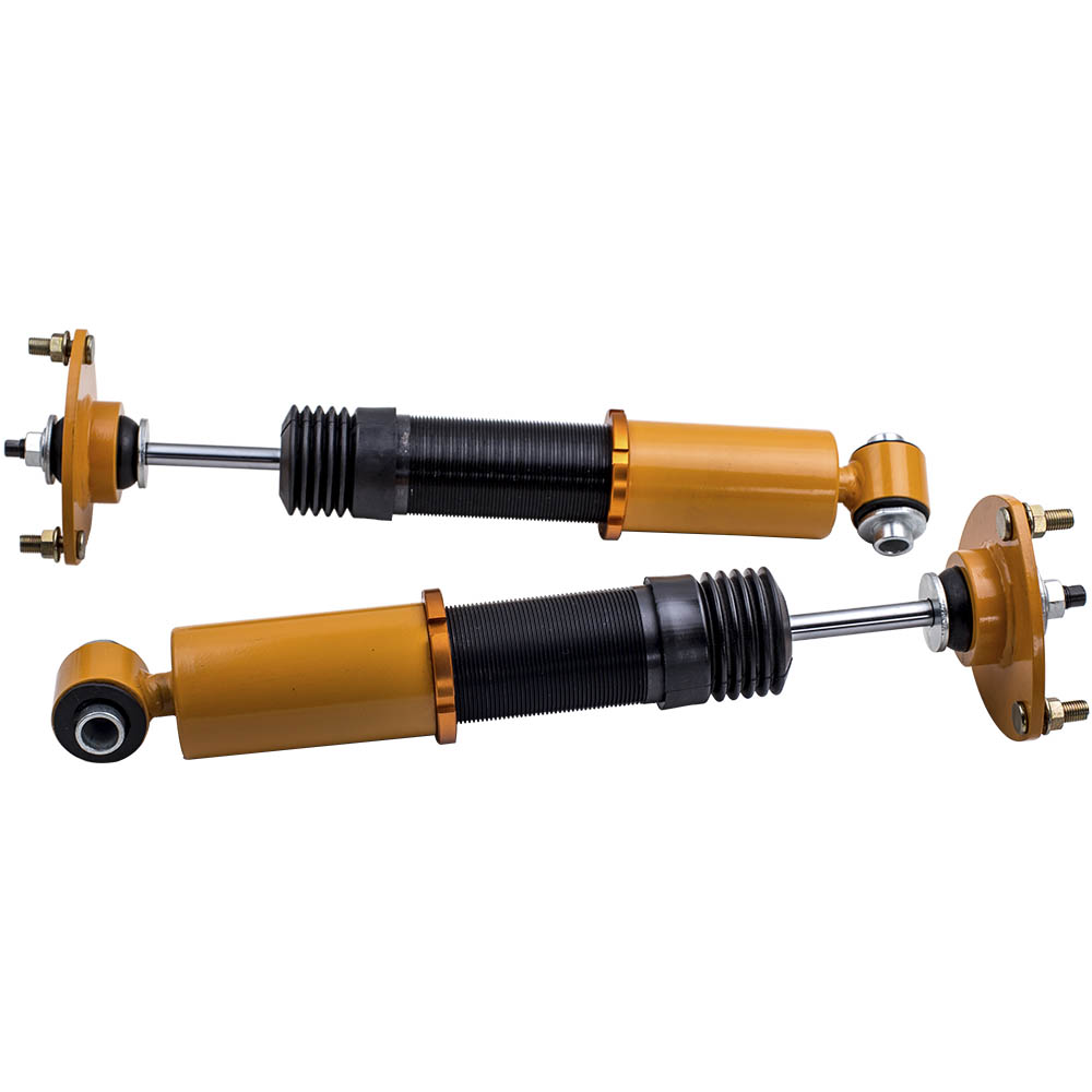 2x Rear Air Spring to Coil Spring Shock Struts fit BMW X5 2005-2006 E53 Golden | eBay