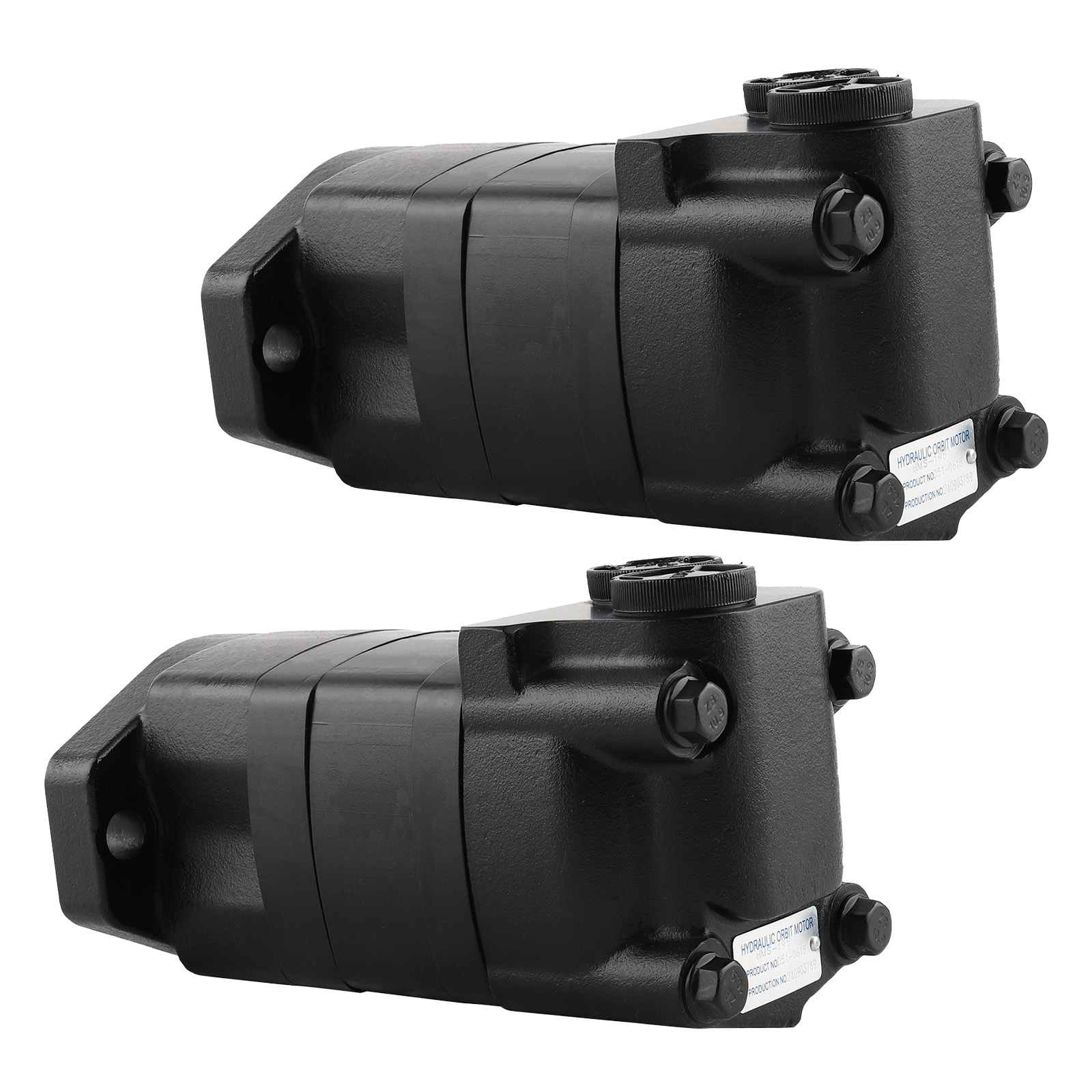 2Pcs Hydraulic Motor 104-1026-006 104-1026 for Eaton Char-Lynn 2000 Series Black