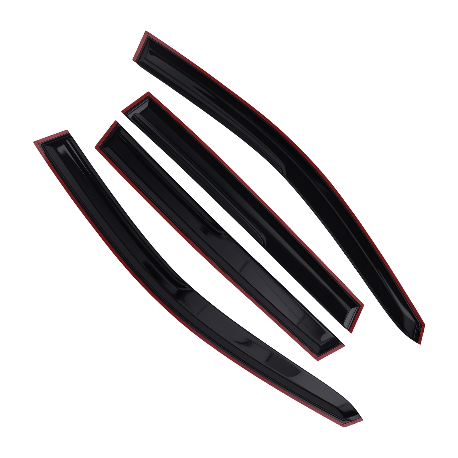 Wind Deflectors Rain Shields for HONDA CR-V MK5 2017-2022 4PCS Black Visors