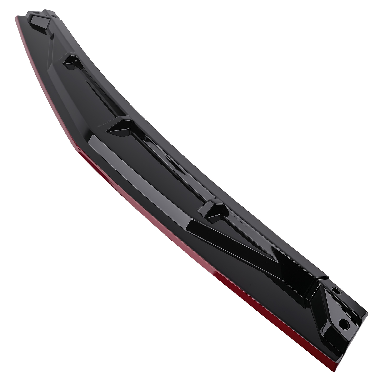 Performance Front Lip Kit for Hyundai Sonata 20-23 Glossy Black Red Extension