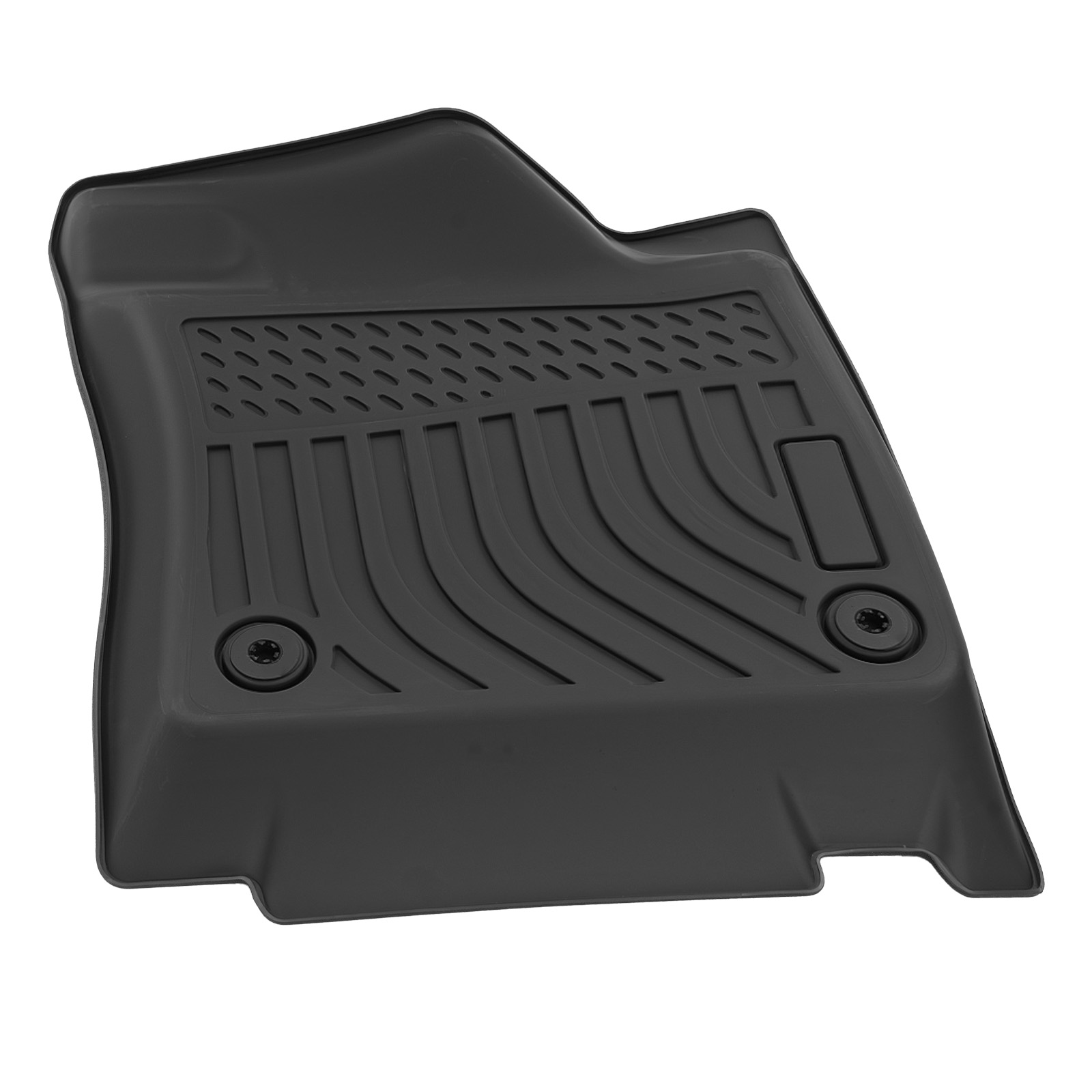 Black Floor Mats for INFINITI QX50 2019-2025 TPE Anti-Slip All-Weather Car Mat