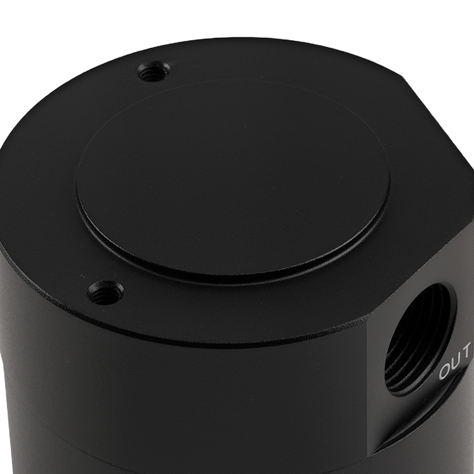 2-Port Öl Catch Can Tank Aluminium Auffangbehälter Ölsammler Ölbehälter 3/8