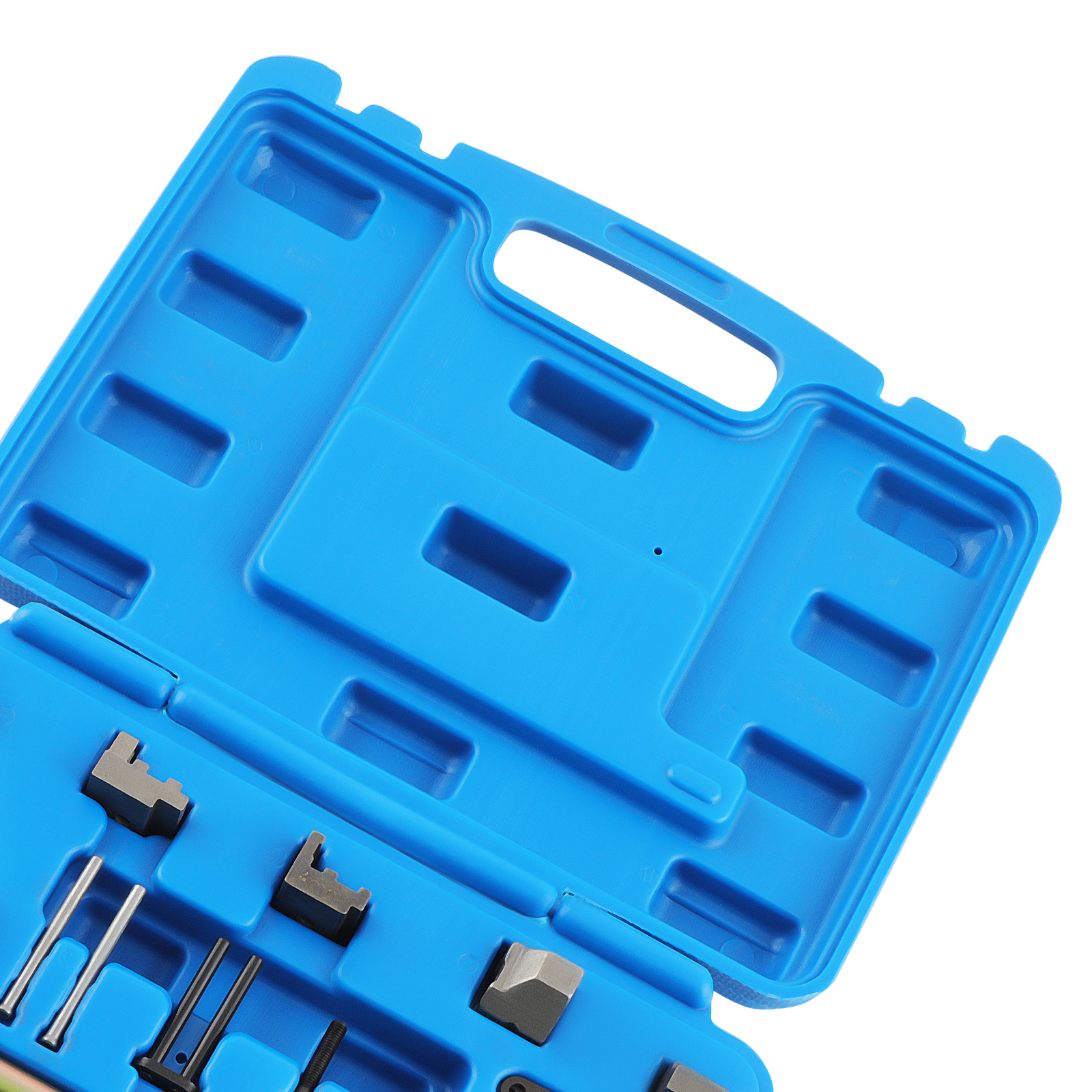 Tornador Reiniger FreeTec Steuerkette Werkzeug Set – Niet- & Trennwerkzeug Für Mercedes W203, W212 & Andere Modelle, Inkl. Ersatzstempel & Ketten-Führungen Duplex Steuerkette Wechseln