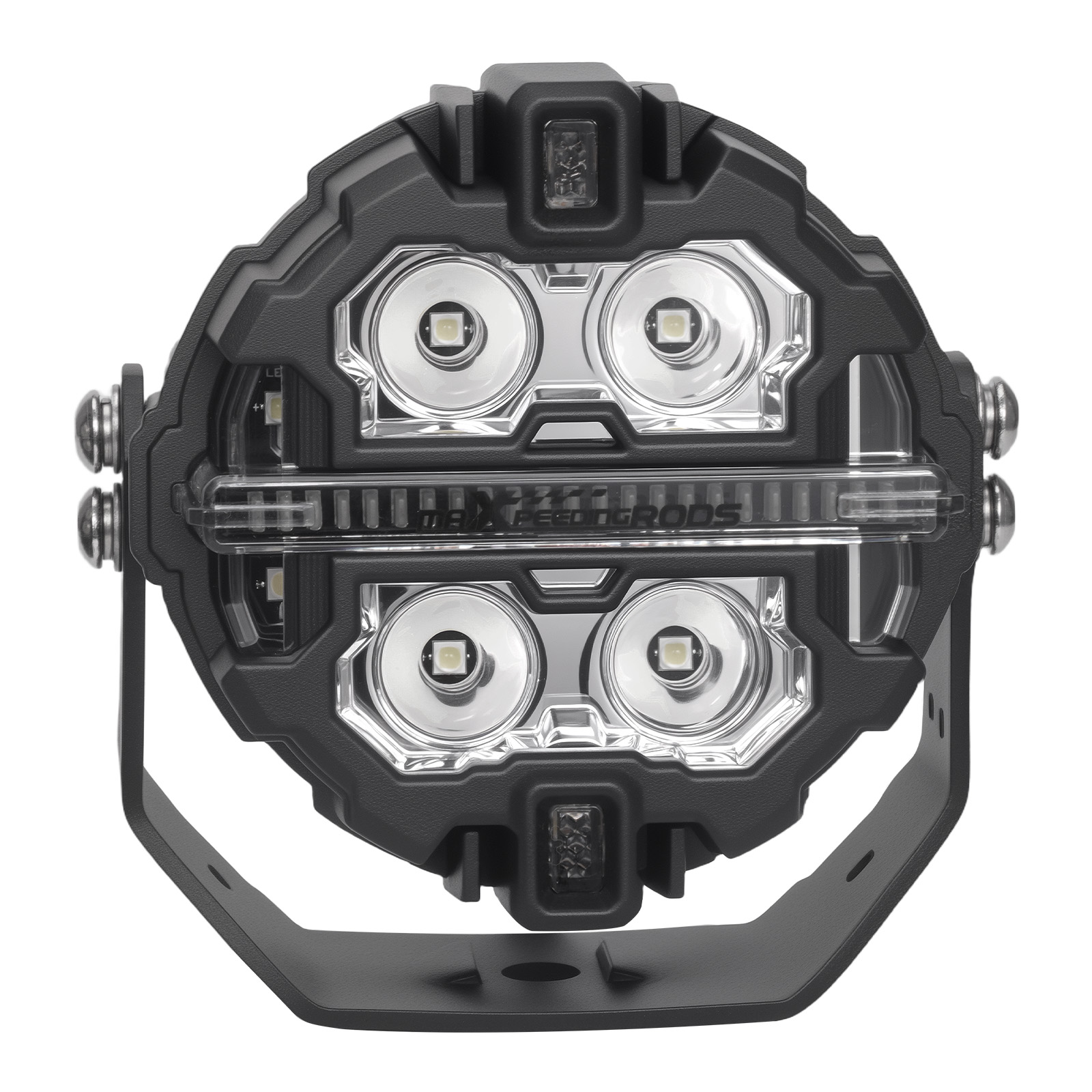 160W LED Work Light Pods IP68 White Amber DRL Spot Beam For Jeep ATV Marine 4WD
