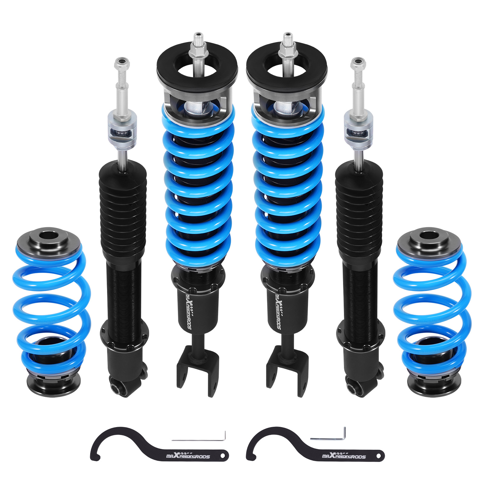 Gewindefahrwerk Federbeinsatz for Audi A6 C6 A6L 4F 05-12 24 Stufen Dämpfung.