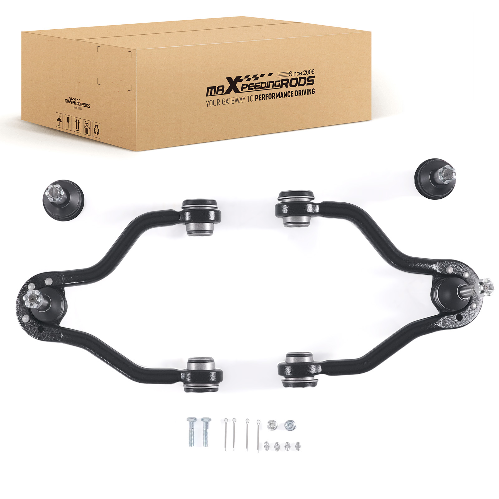Front Upper Control Arms Ball Joint Assembly for 1995-99 Chevy / GMC K1500 K2500