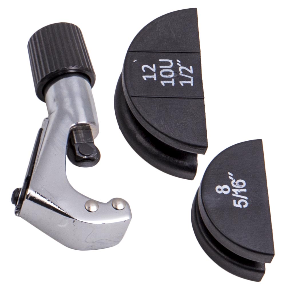 Ratcheting Pipe Bender HVAC Refrigeration Tube Bending Heads Cutter Tool Kits