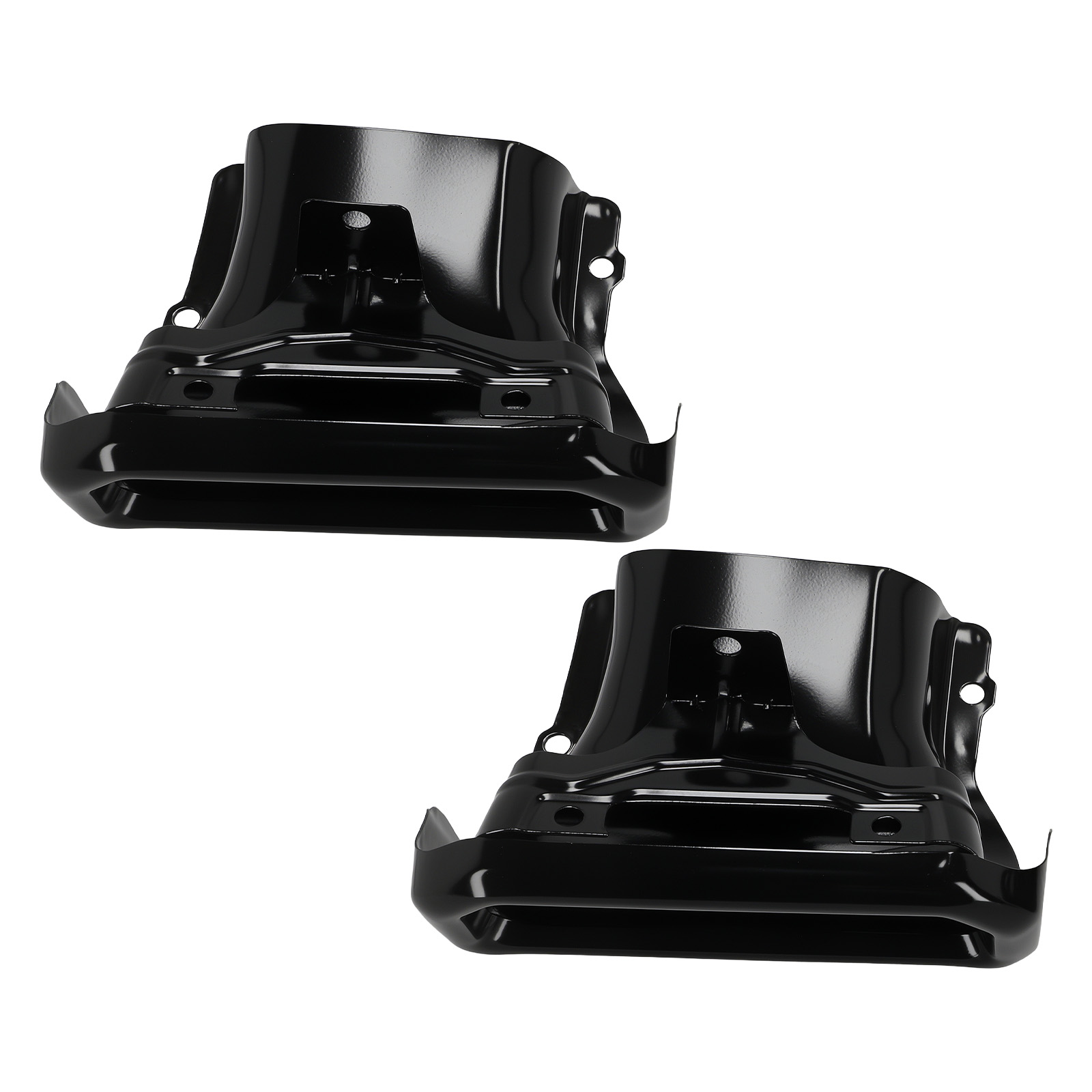 Left & Right Exhaust Tips Bezels for Chevy Silverado for GMC Sierra 1500 2019-24