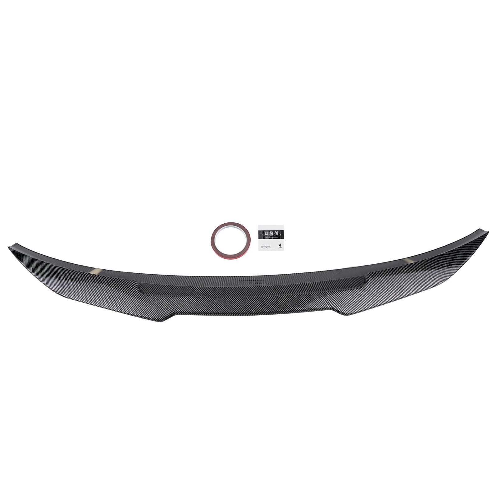 ABS Rear Wing Spoiler Carbon fit for Infiniti Q50 14-24 PSM Style Black Painted