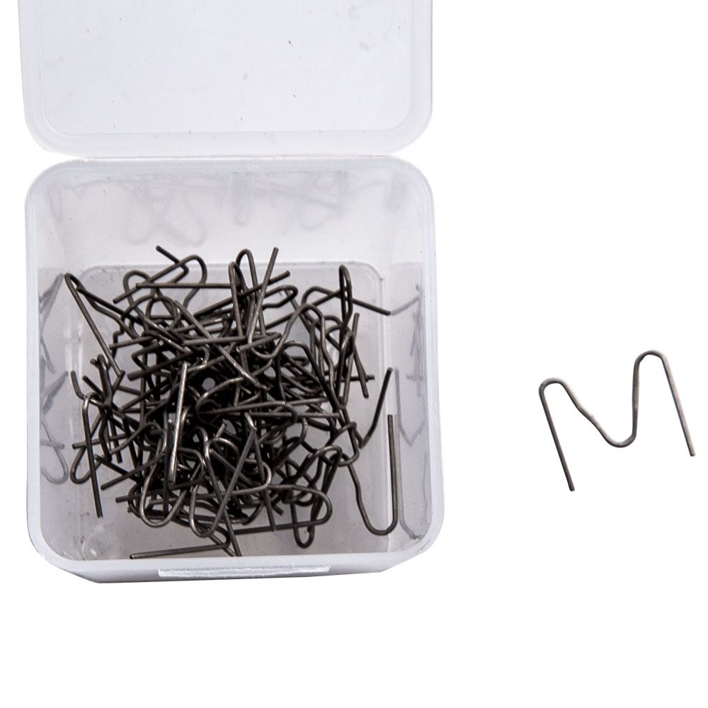 1x Stapler Car Bumper Fender Fairing Welder Gun Plastic Repair Kit +400 Staples